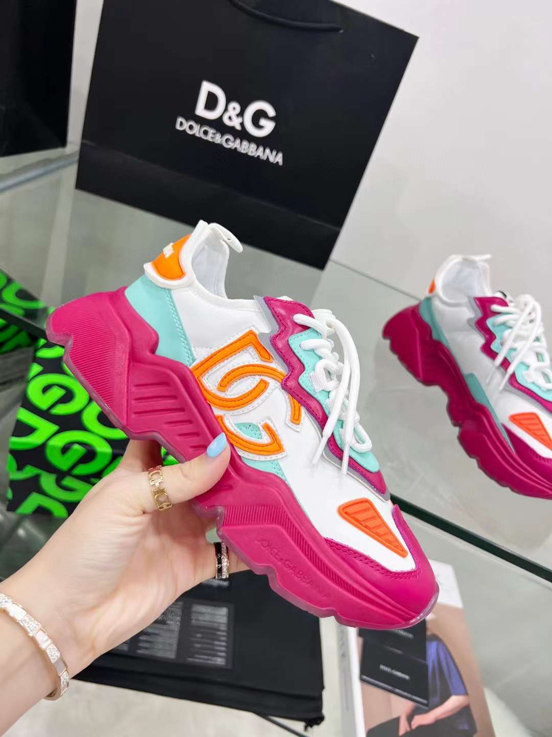Men Women D*G Top Sneakers