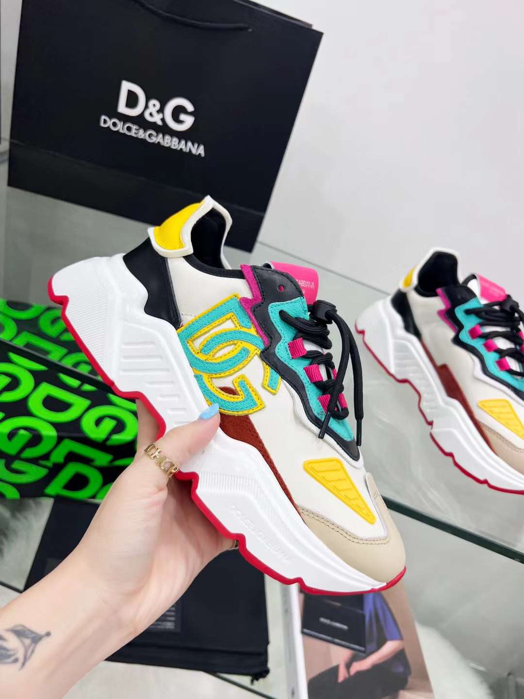 Men Women D*G Top Sneakers