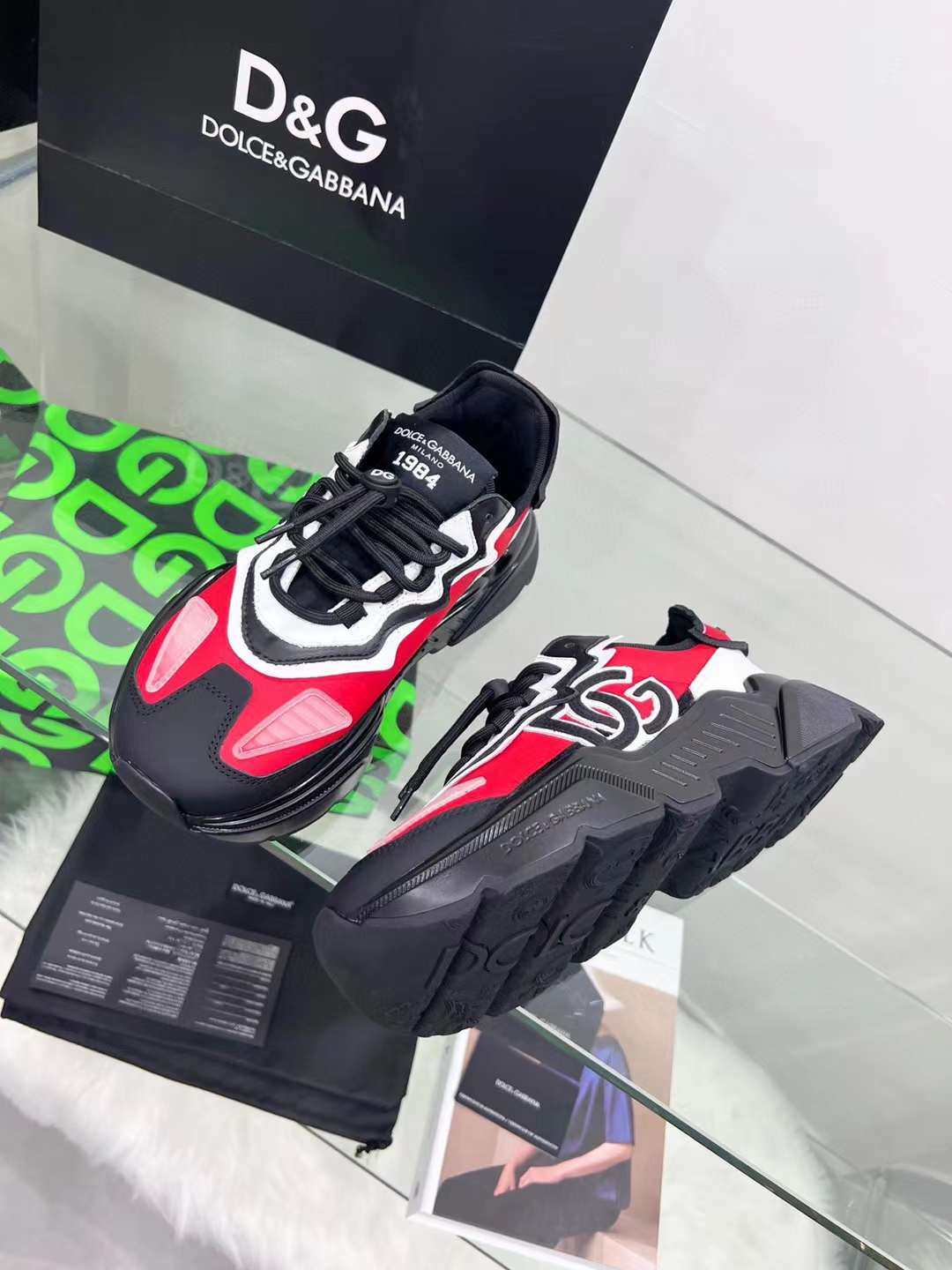 Men Women D*G Top Sneakers