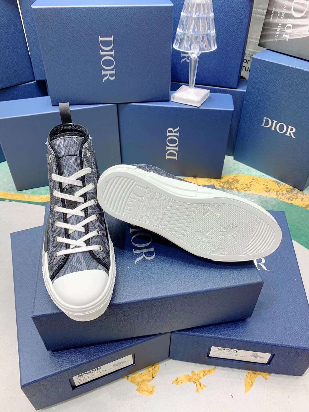 Men Women D*ior Top Sneakers （）