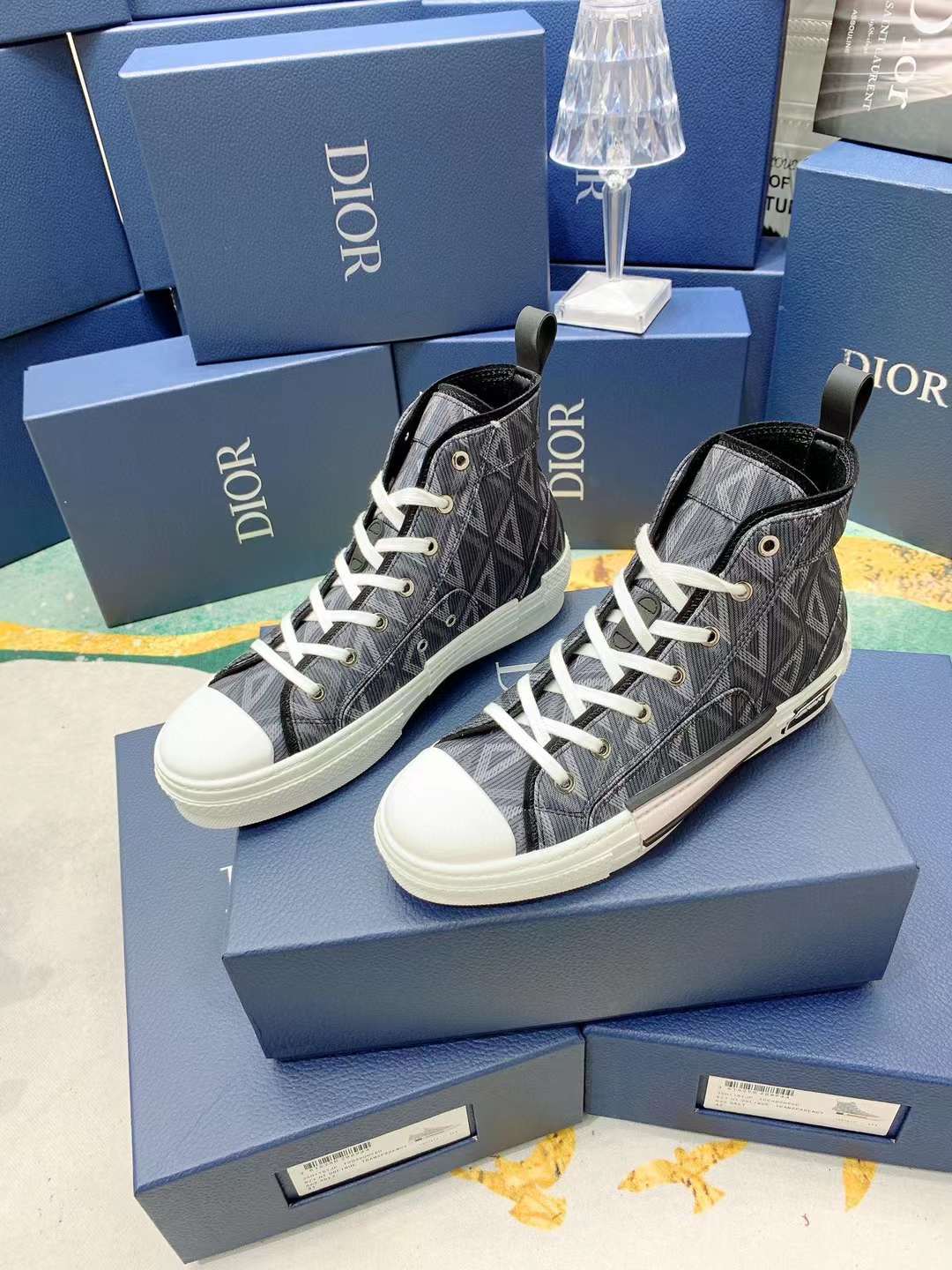 Men Women D*ior Top Sneakers （）