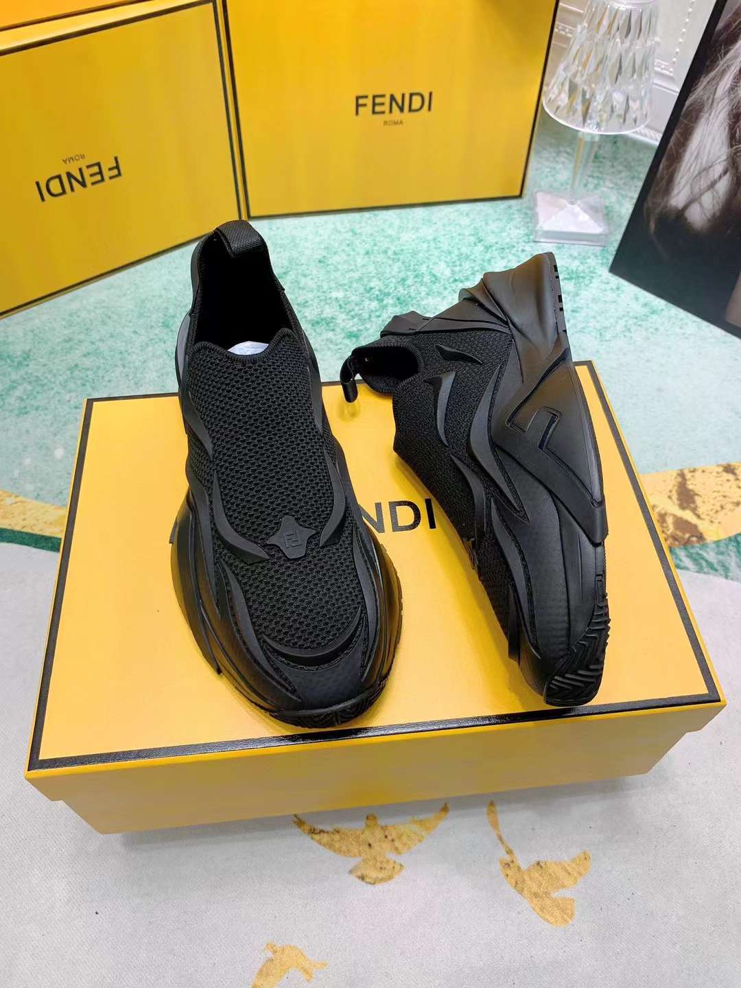 Men Women F*endi Top Sneaker （ ）