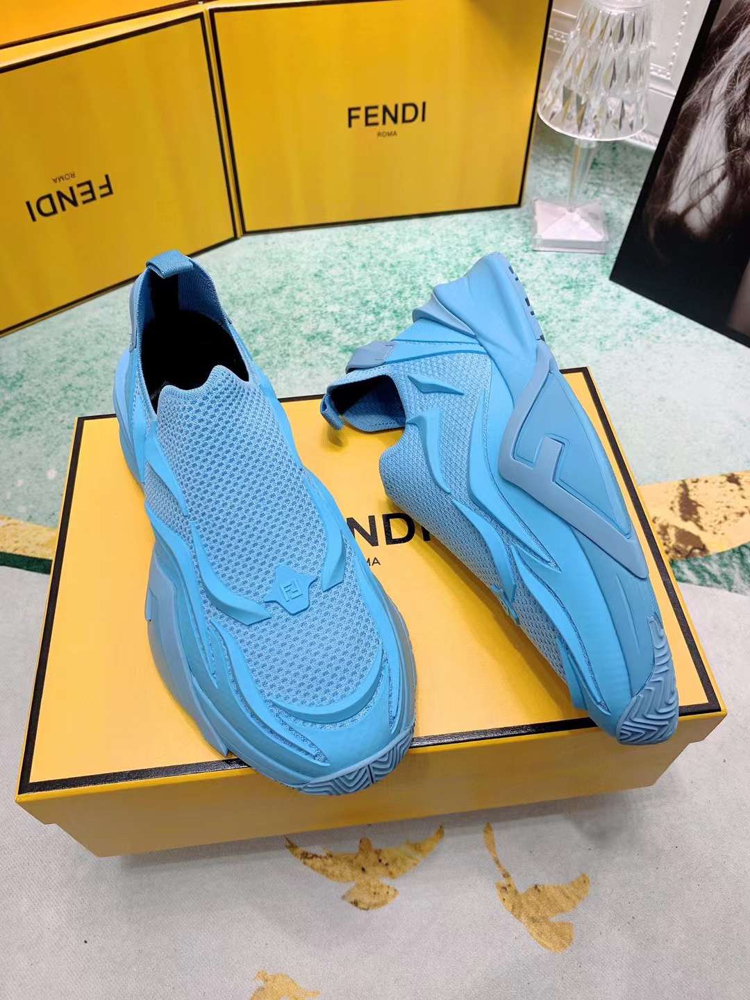 Men Women F*endi Top Sneaker （ ）
