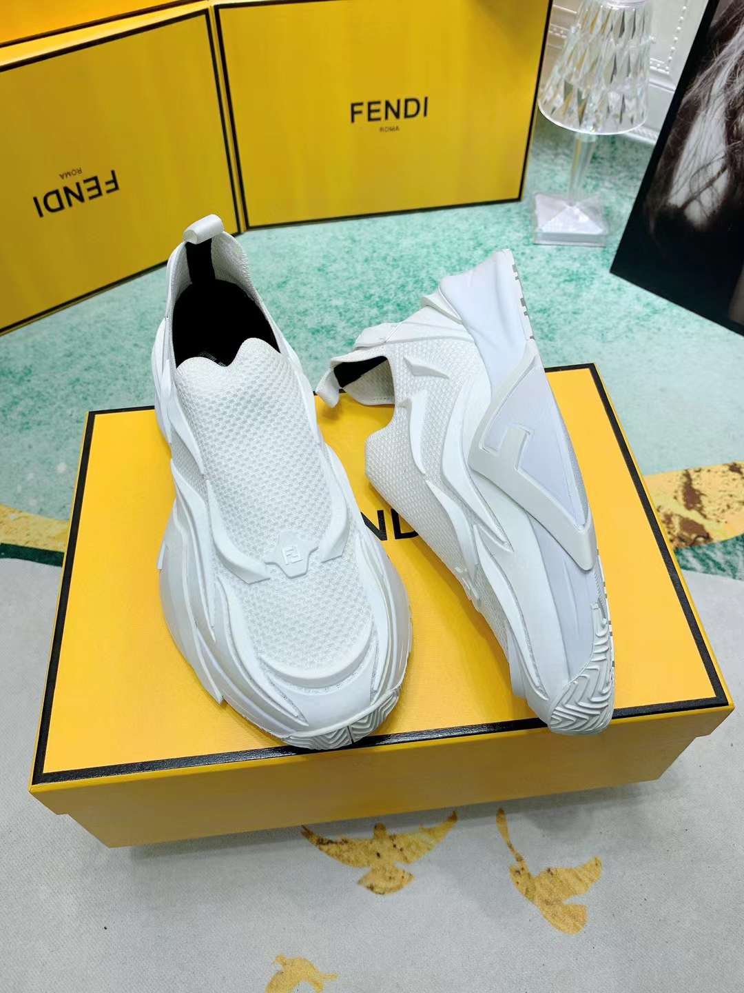 Men Women F*endi Top Sneaker （ ）