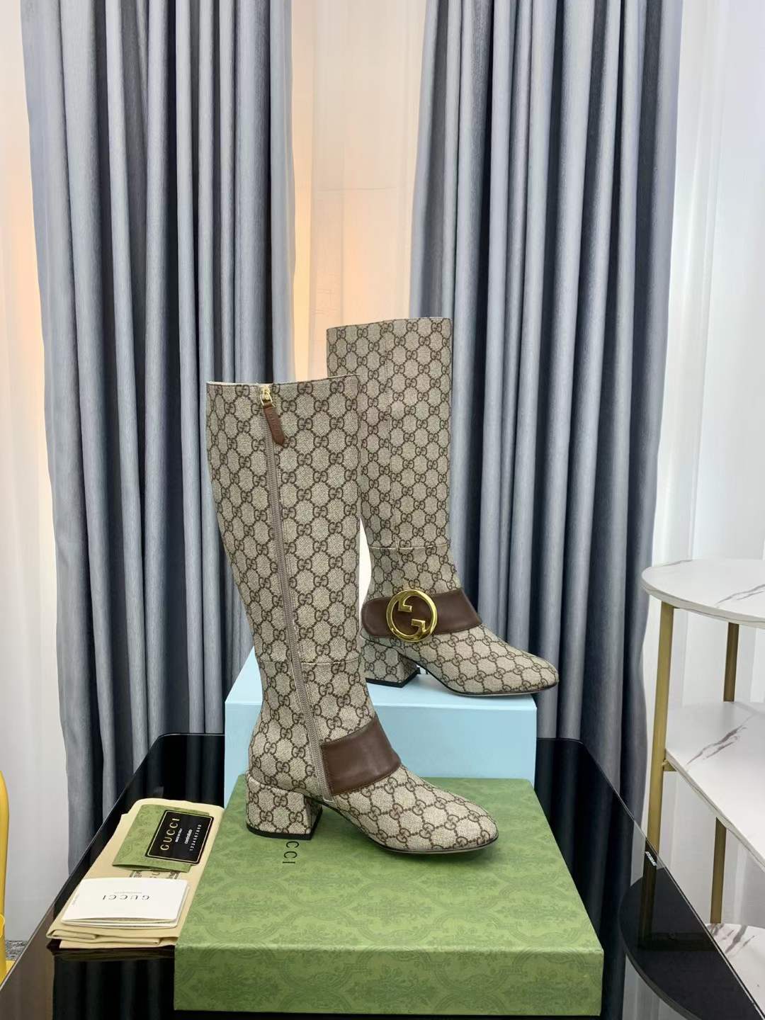 Women G*ucci Top Boots （）