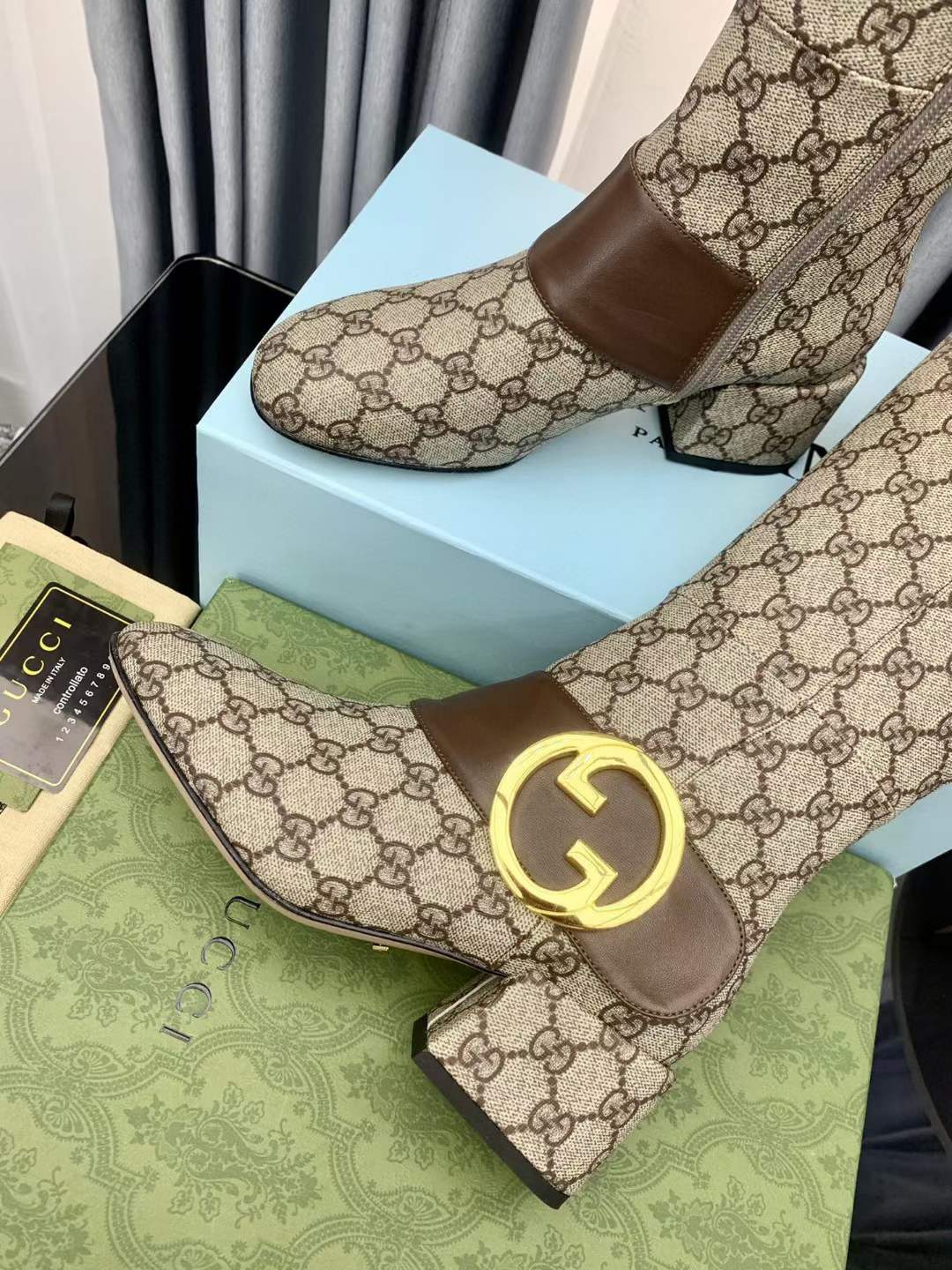 Women G*ucci Top Boots （）