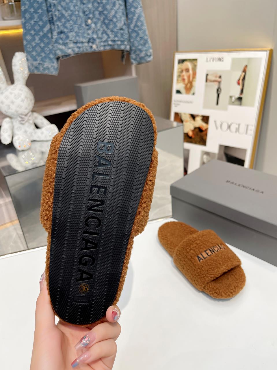 Women B*alenciaga Top Sandals