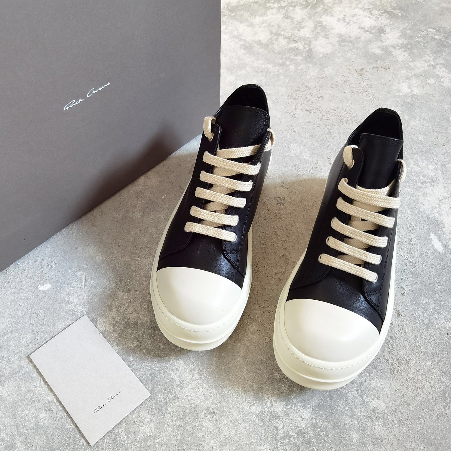 Men Women R*ick O*wens Top Sneaker