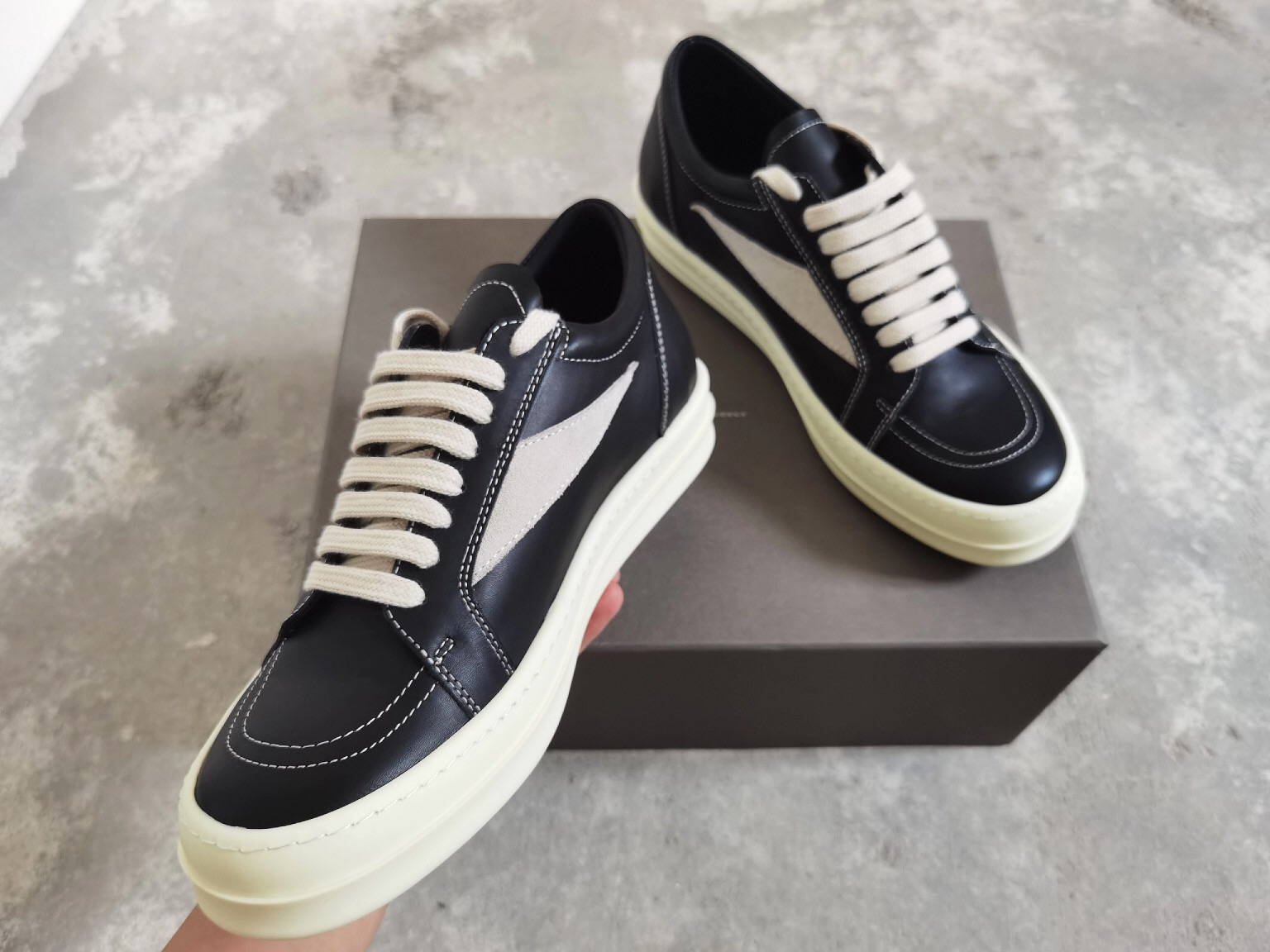 Men Women R*ick O*wens Top Sneaker