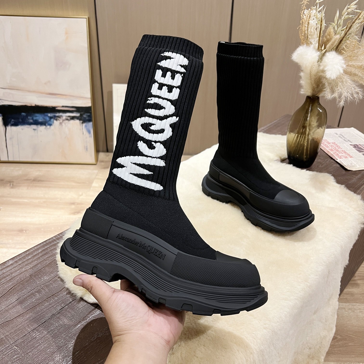 A*exander M*queen boots
