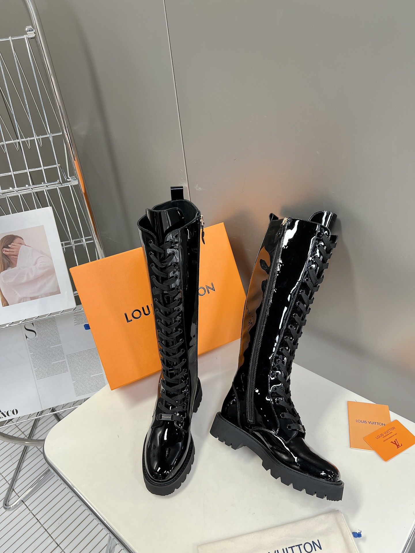 Women L*ouis V*uitton Top Boots Maikesneakers