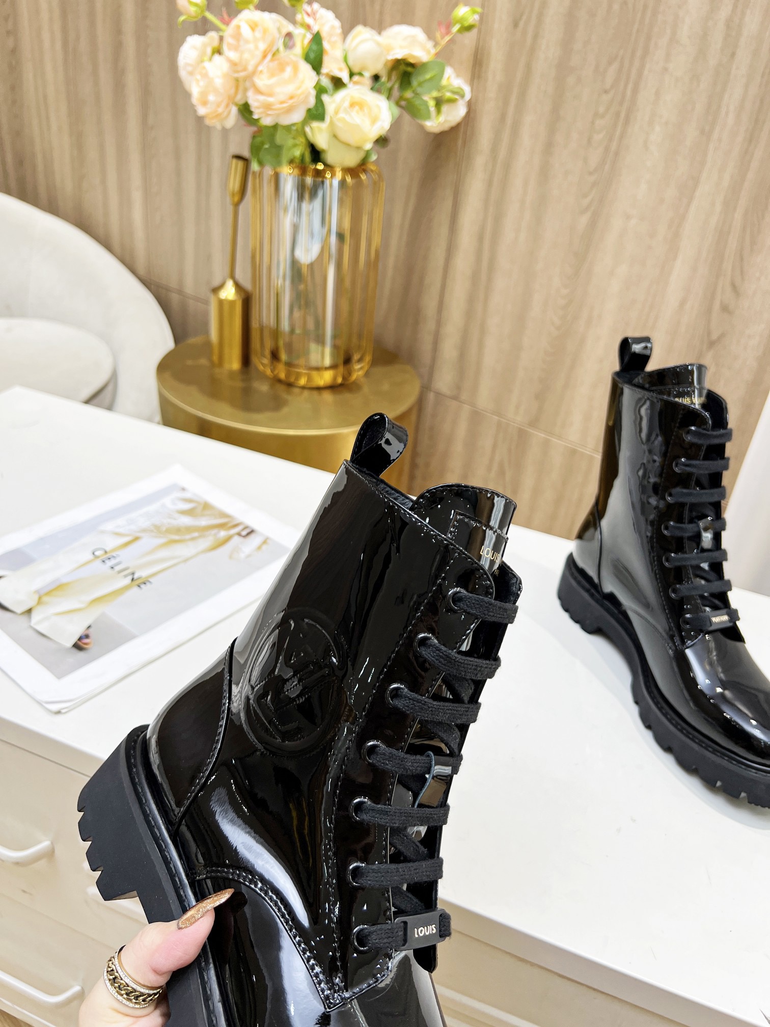 Women L*ouis V*uitton Top Boots Maikesneakers