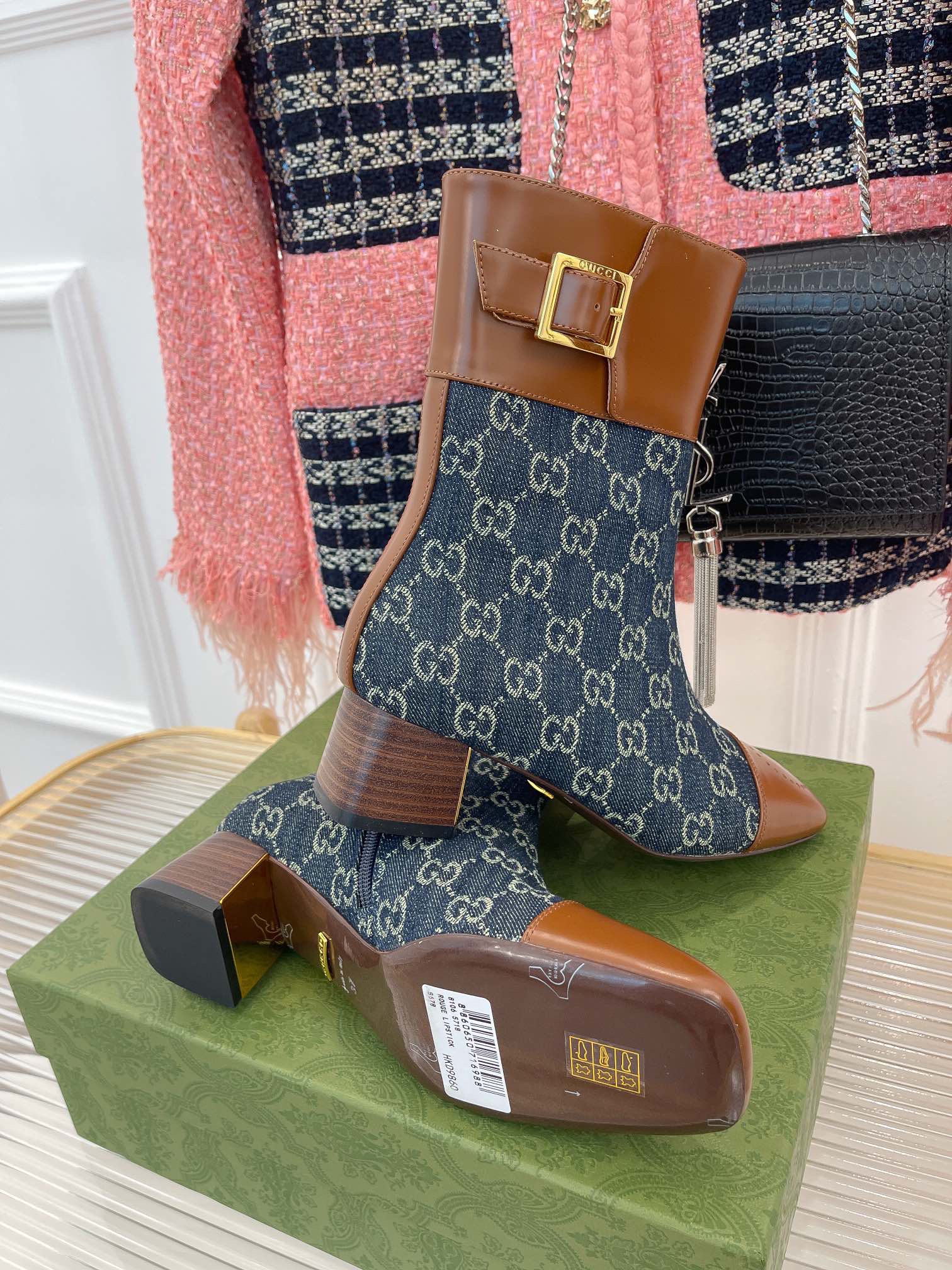 Women G*ucci Top Boots Maikesneakers