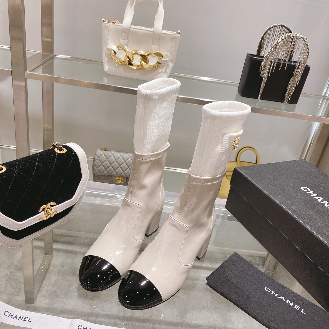 Women C*hanel Top Boots Maikesneakers