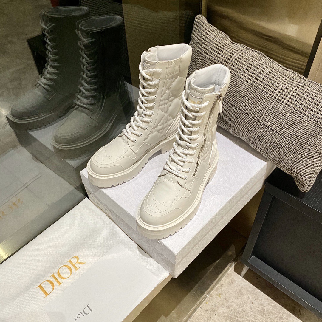 Women D*ior Top Boots Maikesneakers
