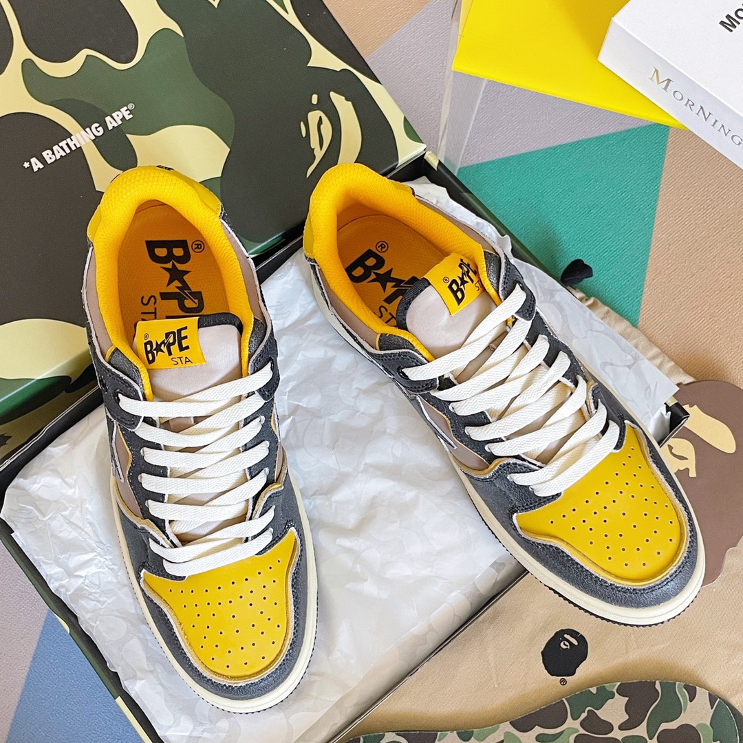 Men Women B*ape sta low Top Sneaker