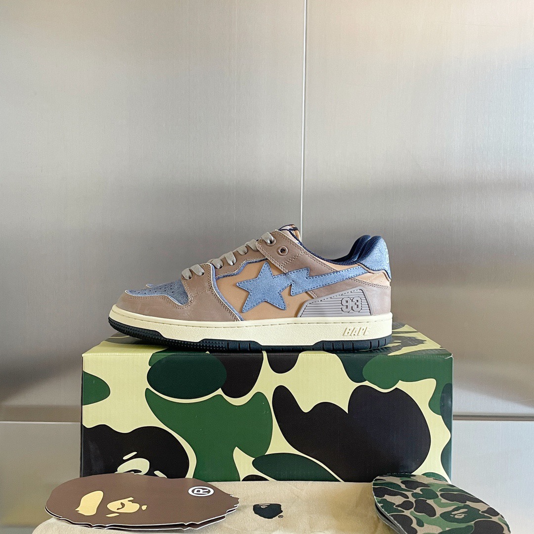 Men Women B*ape sta low Top Sneaker