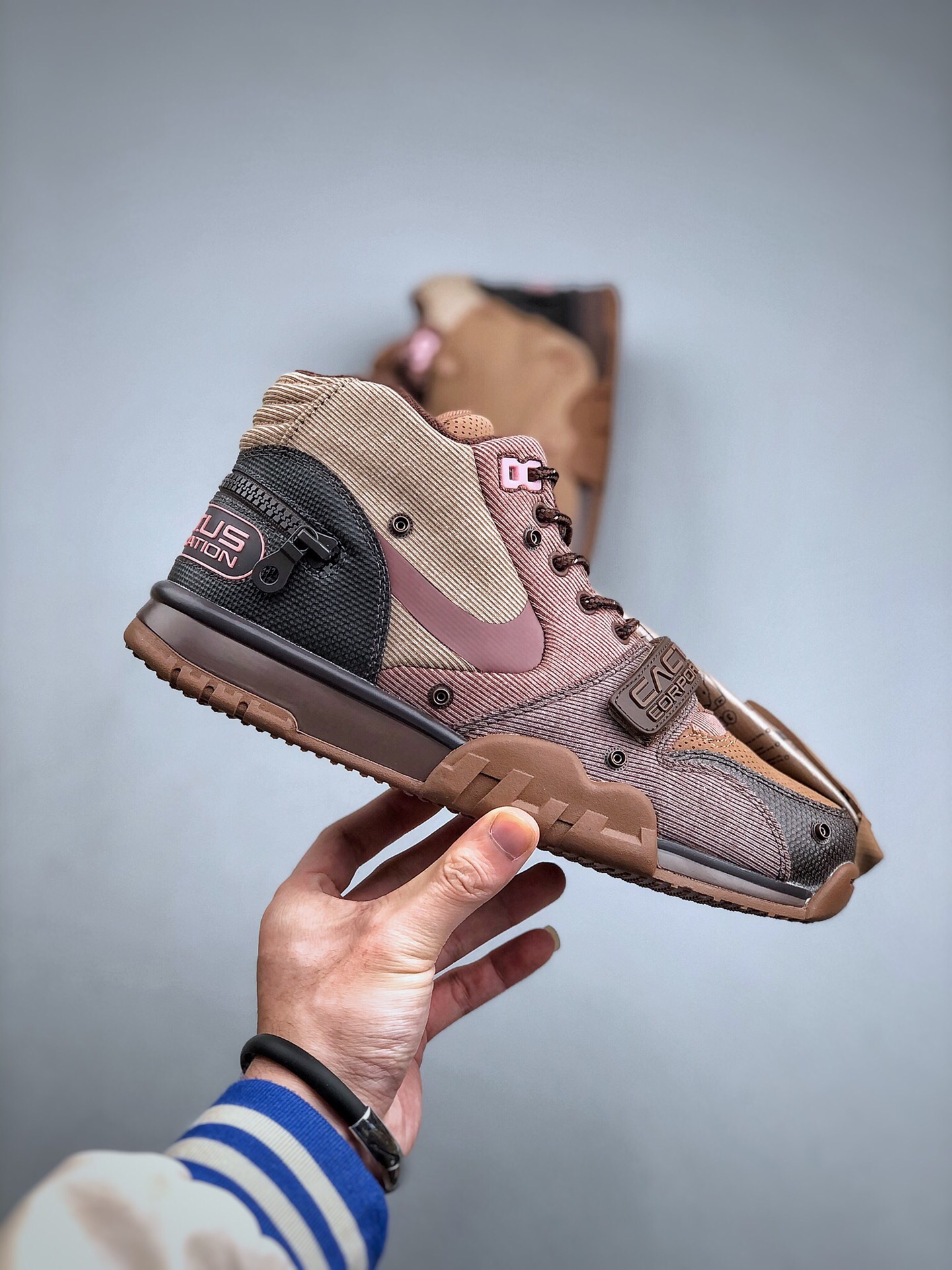 C*ACT.US CORP x Nike Air Trainer 1 Wheat Travis Scott