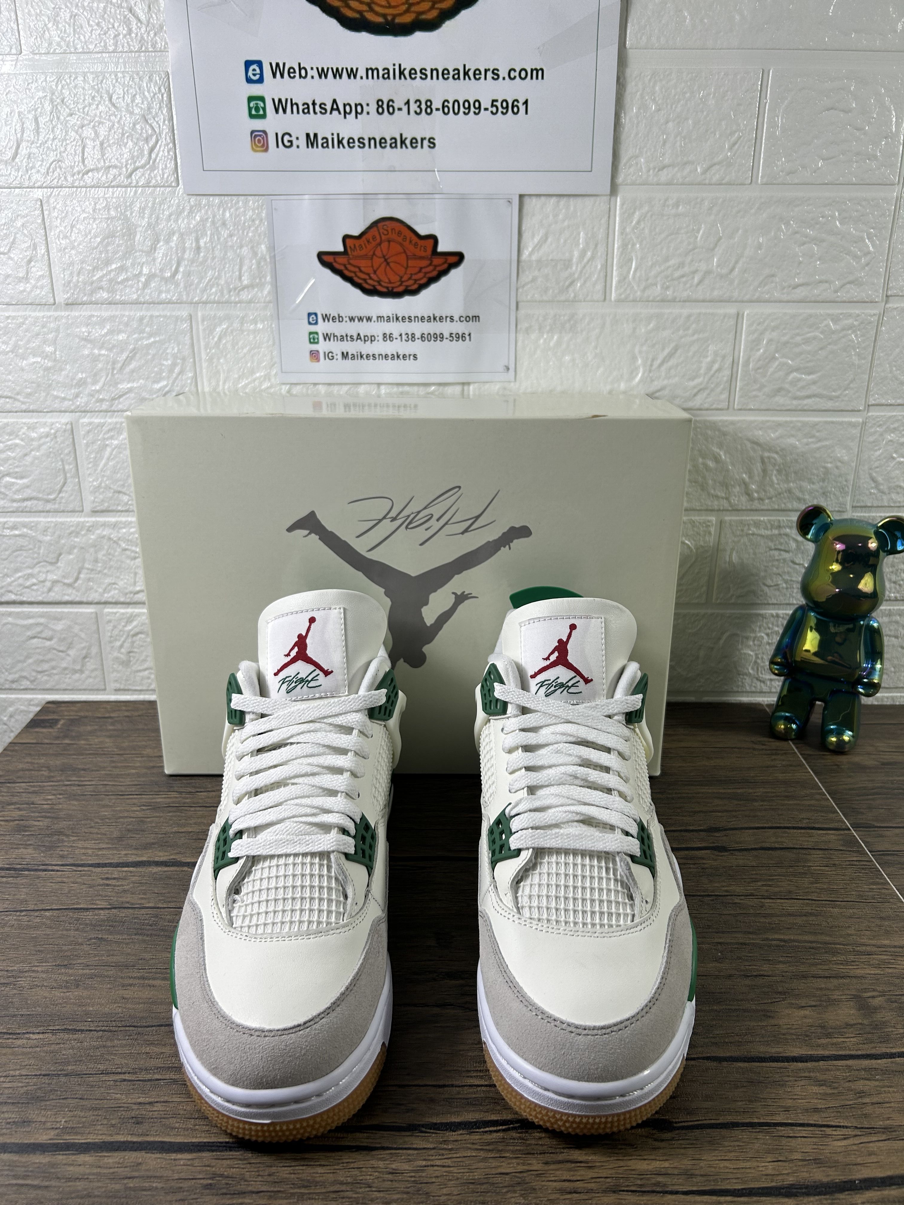 Nike Air Jordan 4 aj4 Pine Green