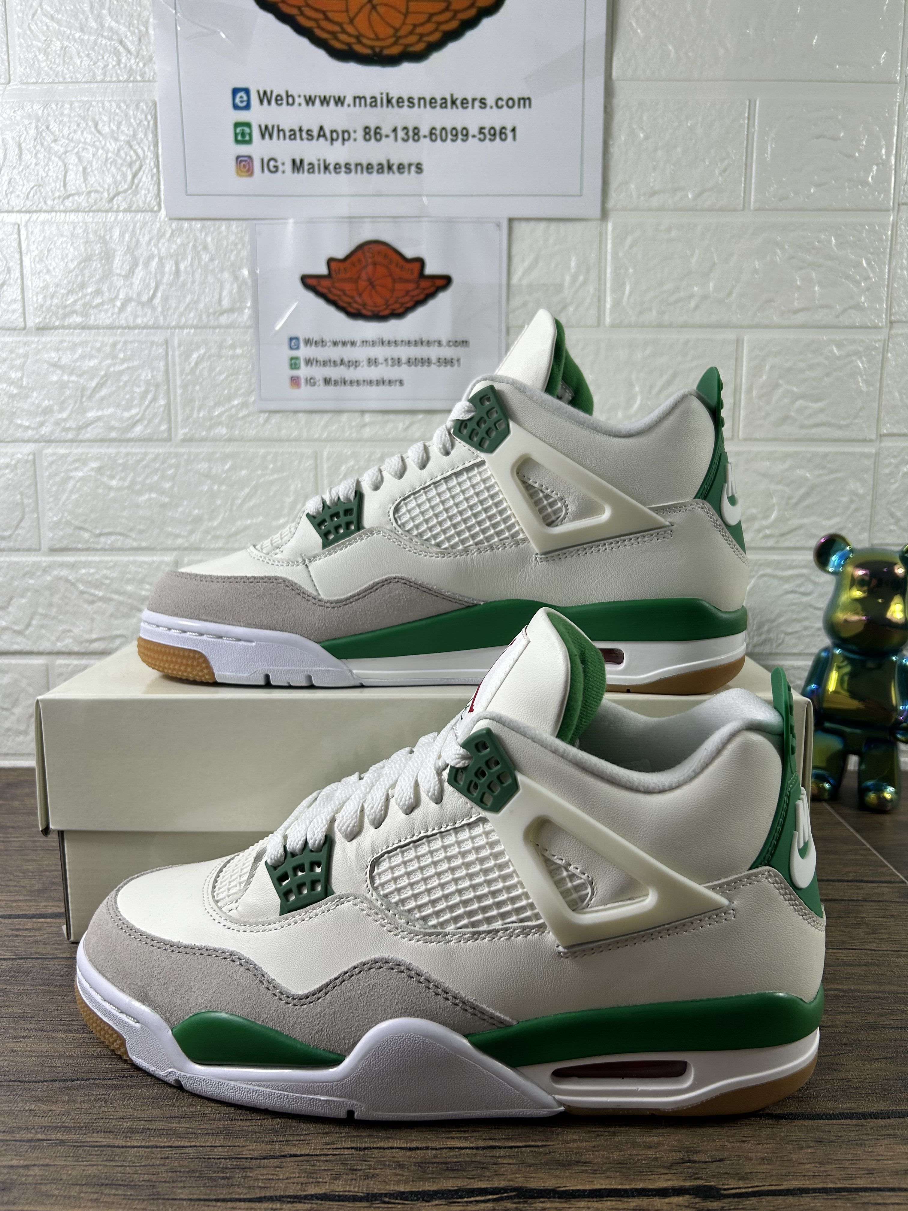 Nike Air Jordan 4 aj4 Pine Green