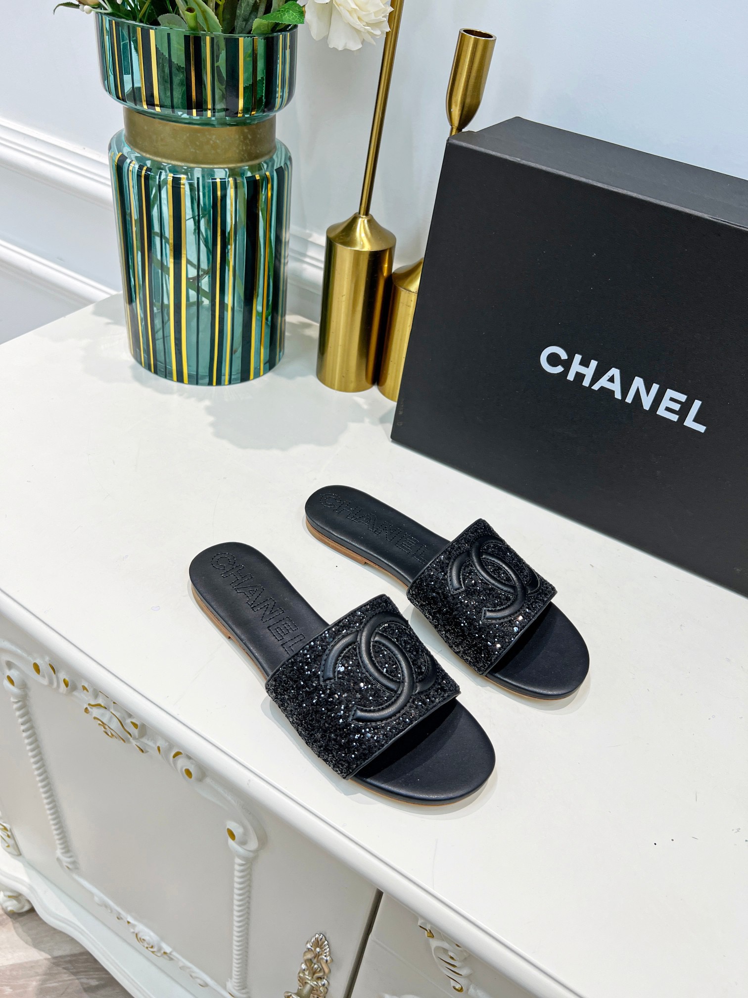 Women C*hanel Top Sandals