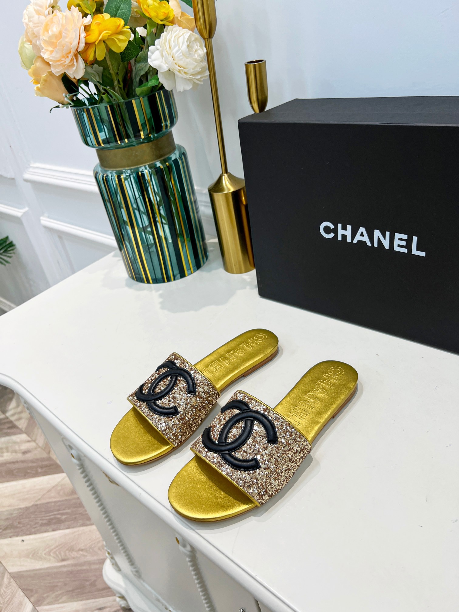 Women C*hanel Top Sandals