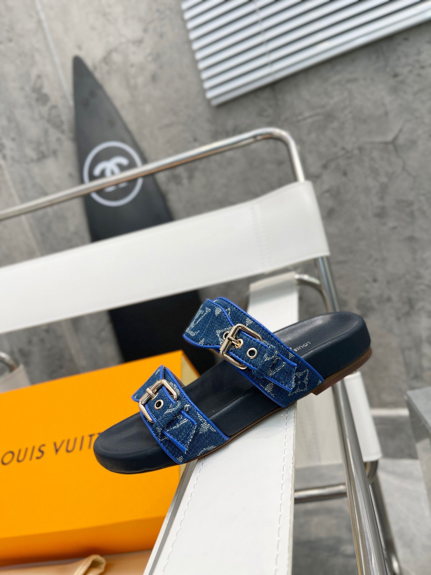 Women L*ouis V*uitton Top Slippers
