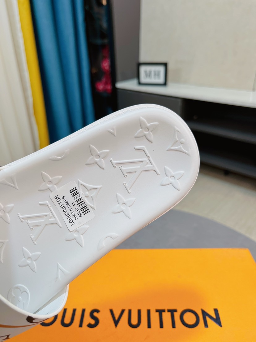 Men L*ouis V*uitton Top Slippers