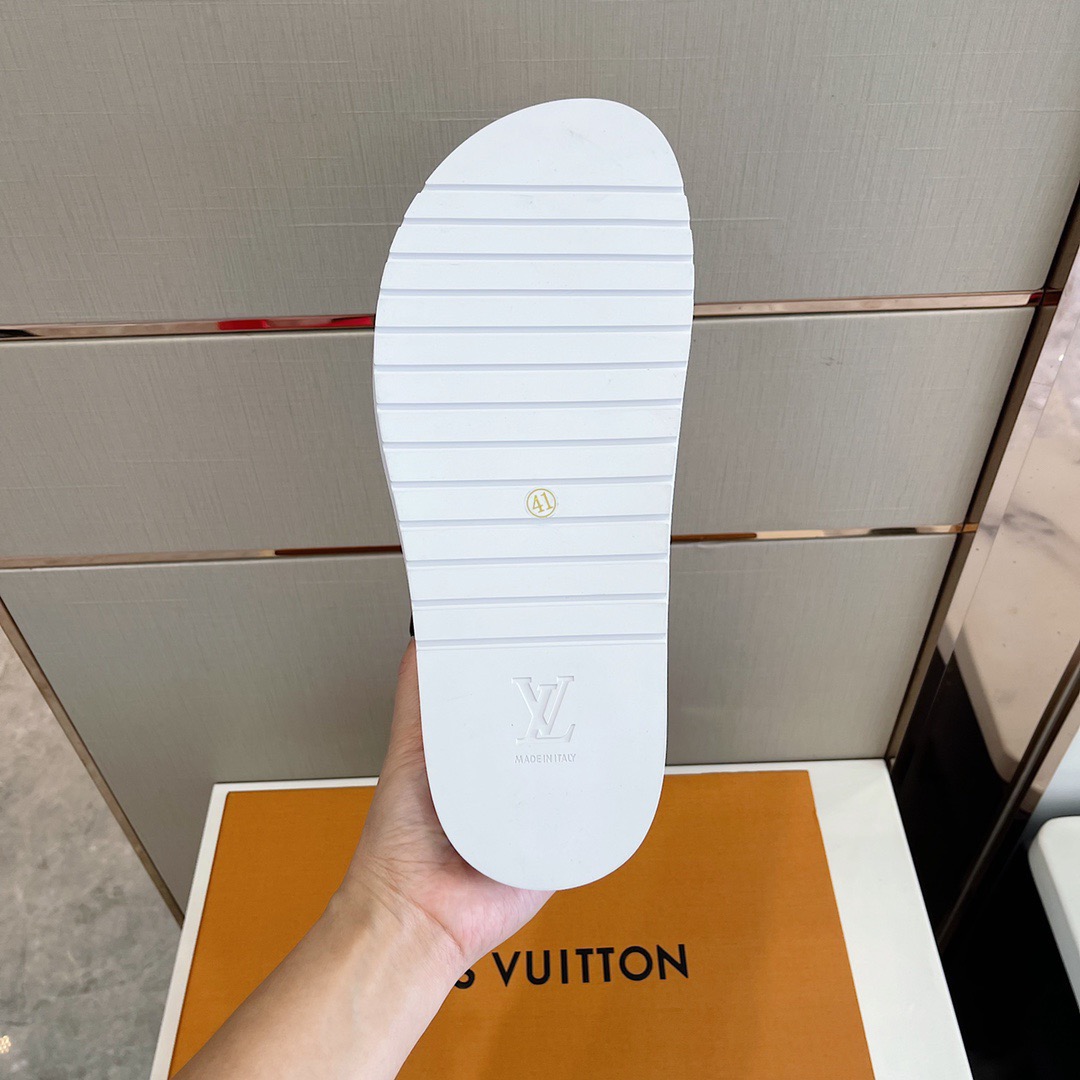 Men L*ouis V*uitton Top Slippers