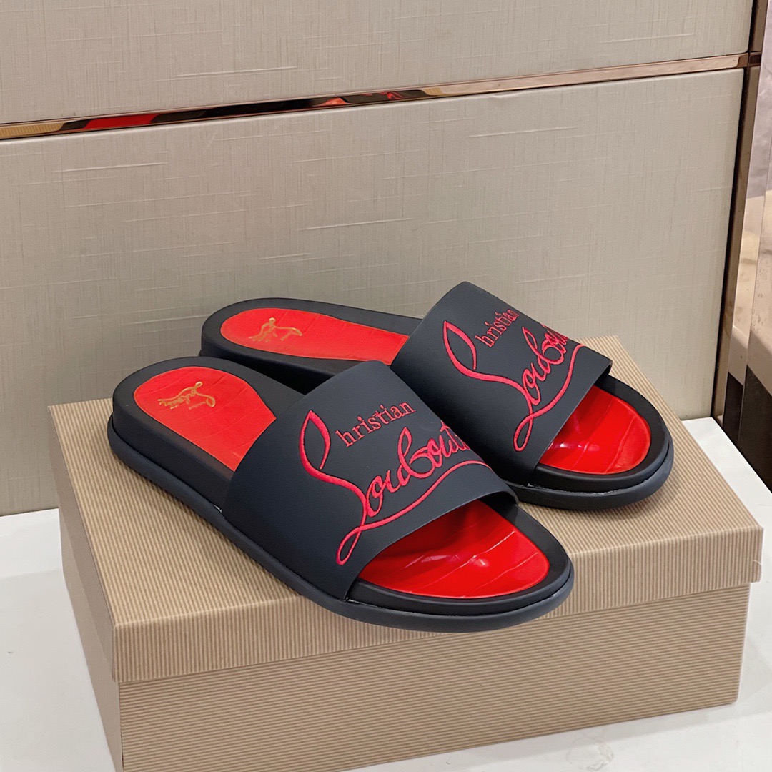 Men C*hristian L*ouboutin Top Quality slippers