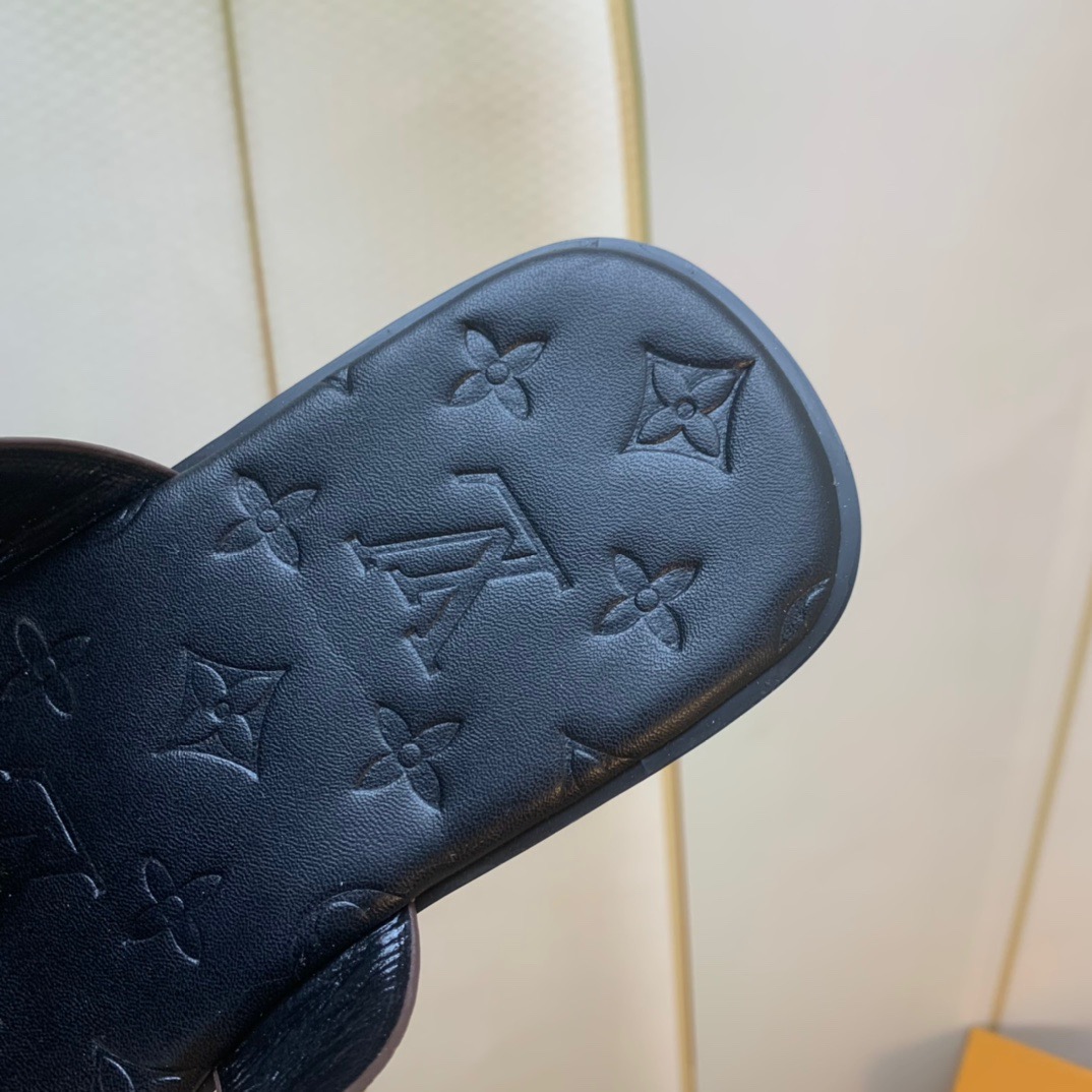 Men L*ouis V*uitton Top Slippers