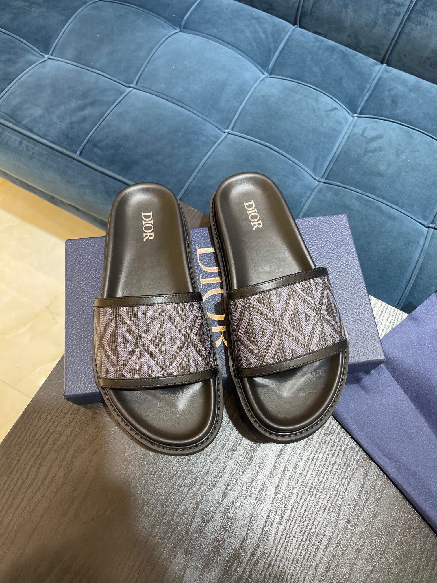 Men D*ior Top Quality slippers