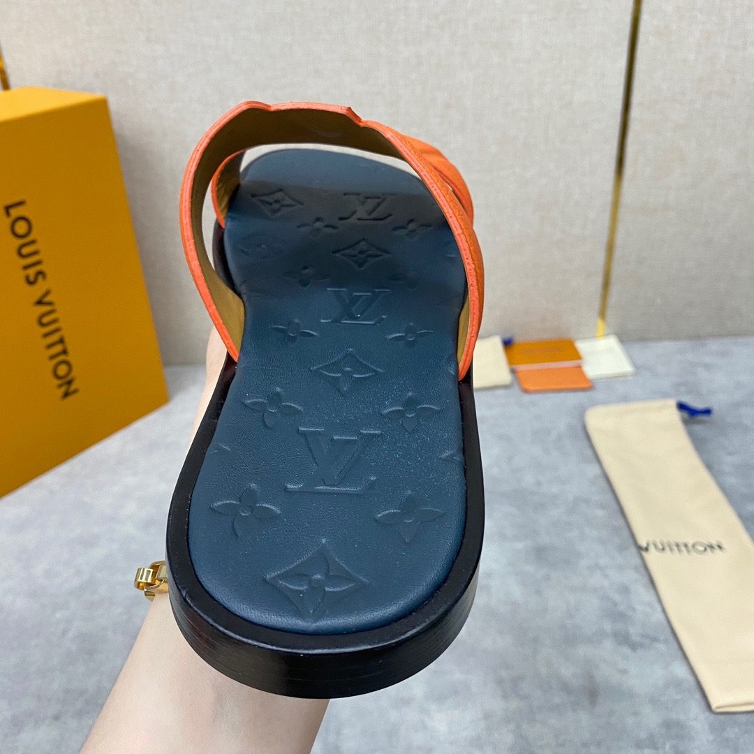 Men L*ouis V*uitton Top Slippers