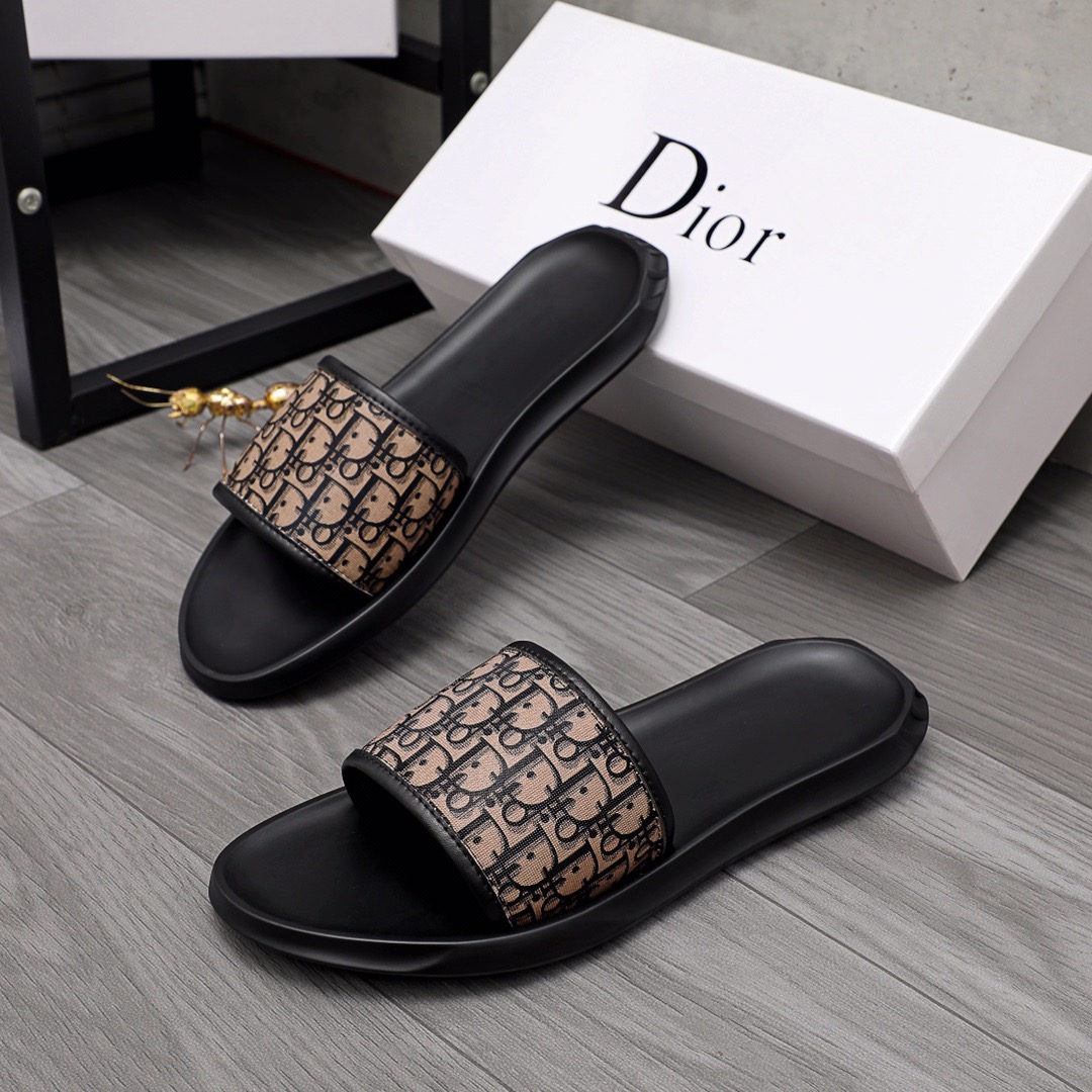 Men D*ior Top Quality slippers