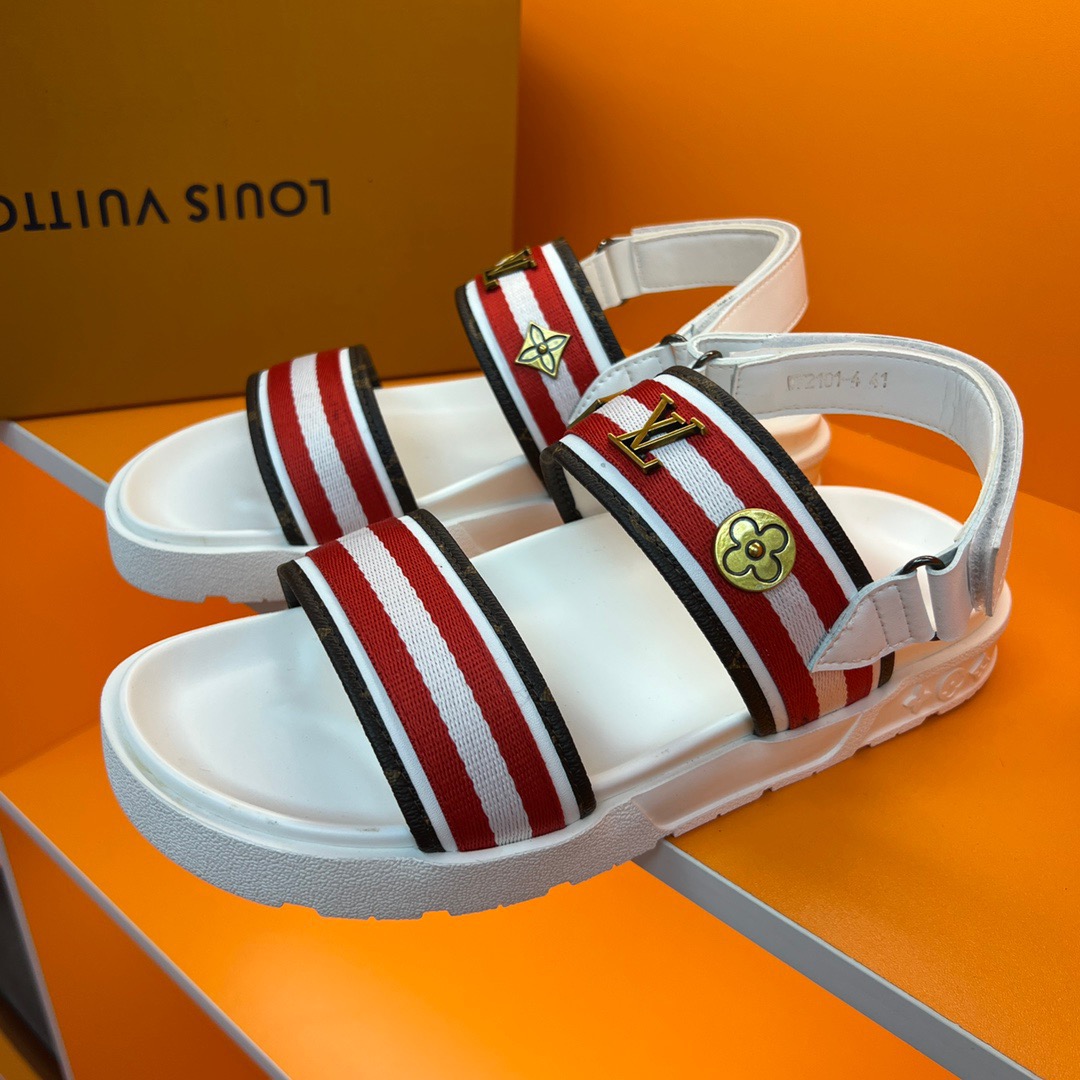 Men L*ouis V*uitton Top Slippers