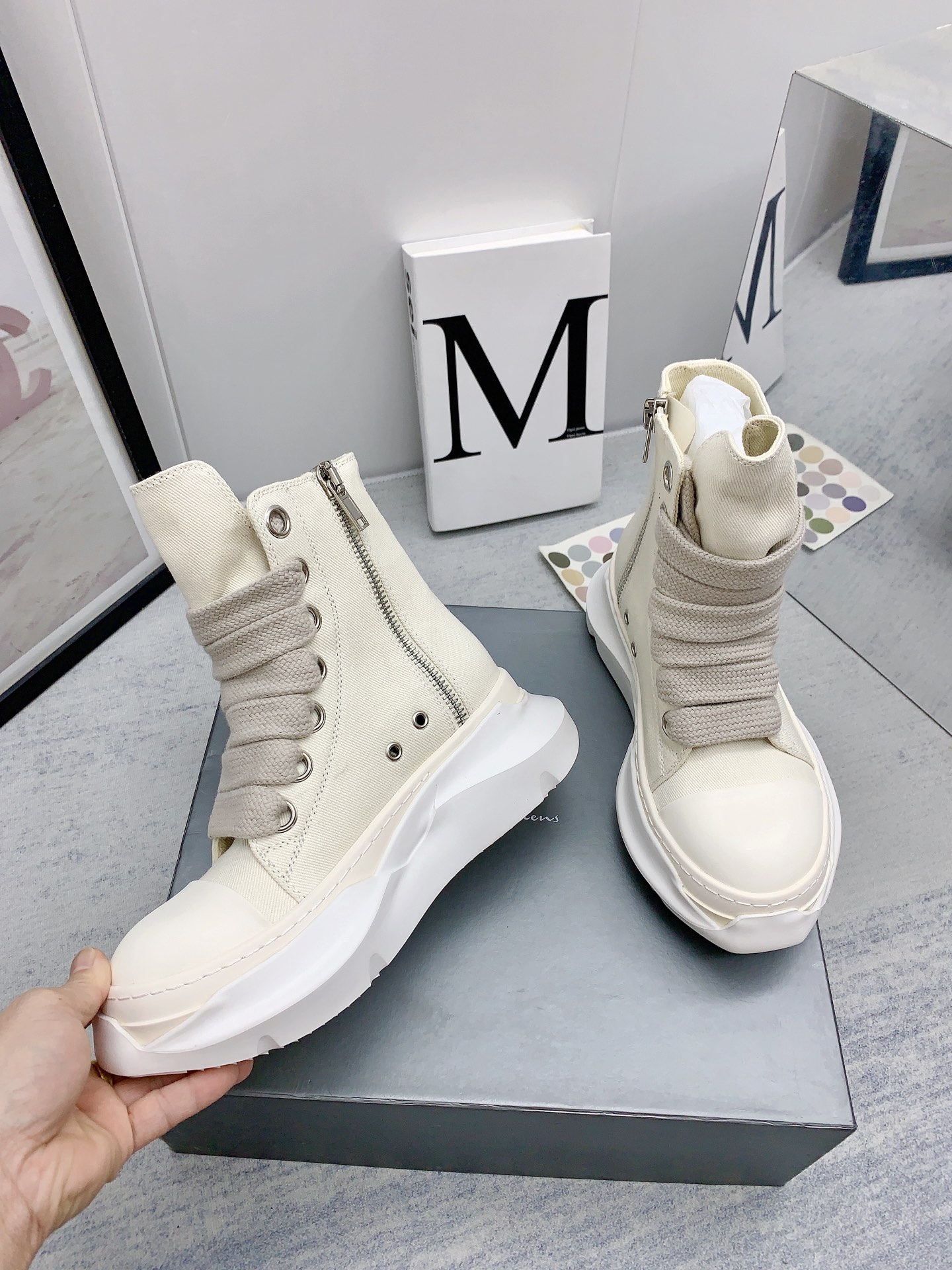 Women R*ick O*wens Top Sneaker