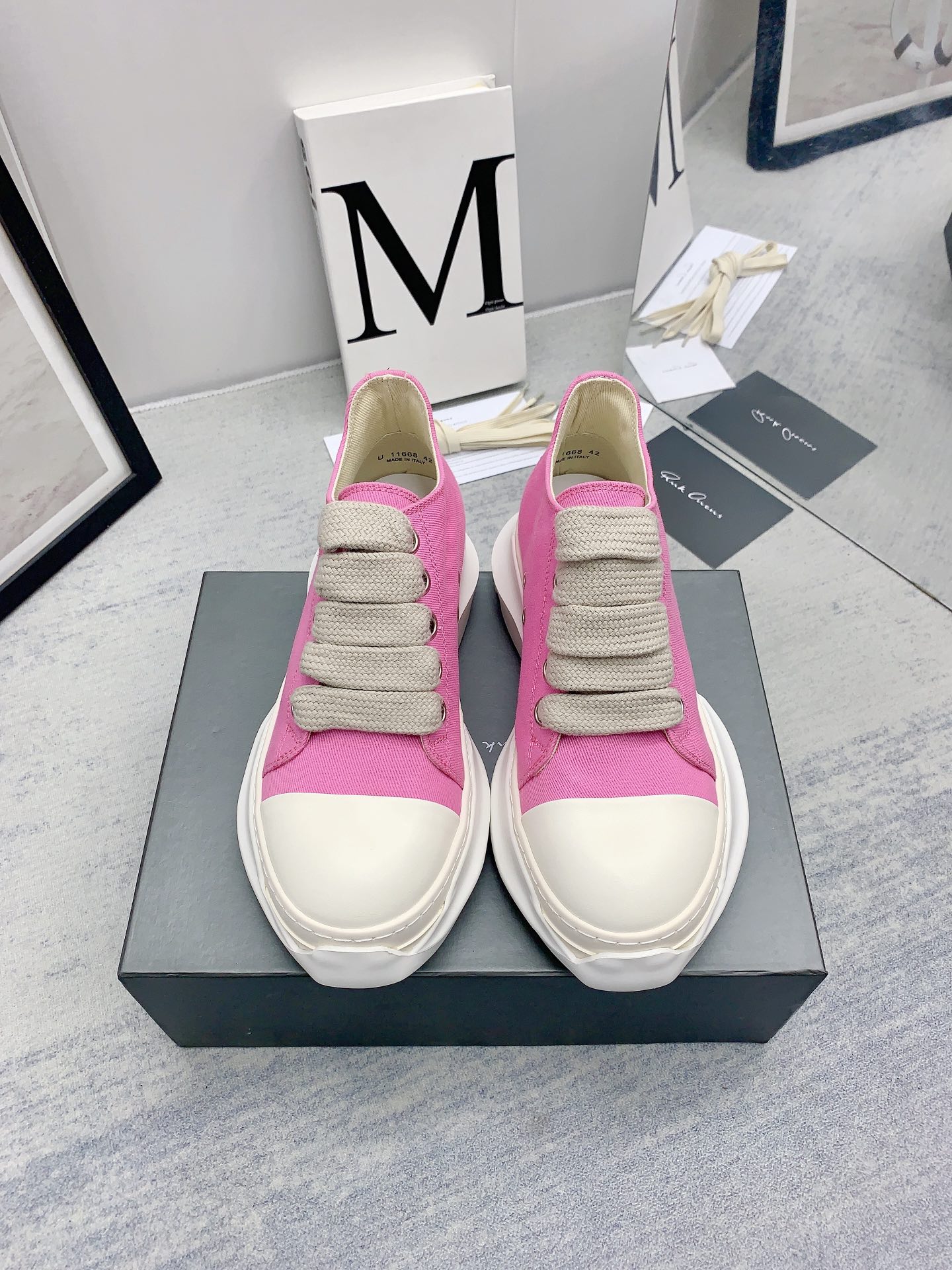 Men Women R*ick O*wens Top Sneaker