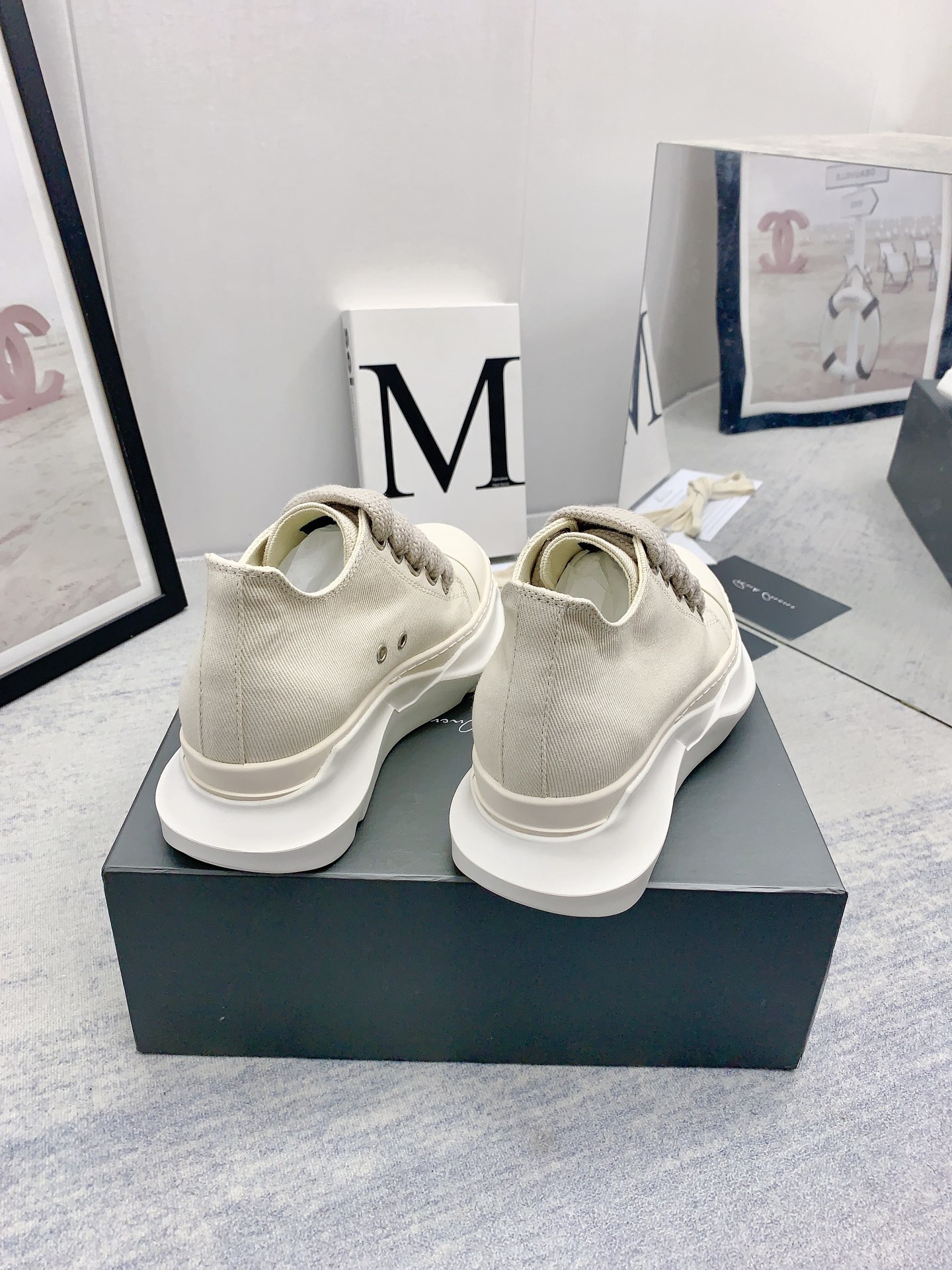 Men Women R*ick O*wens Top Sneaker