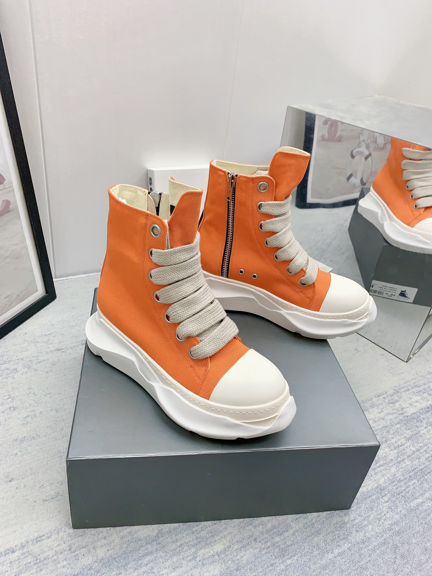 Men Women R*ick O*wens Top Sneaker