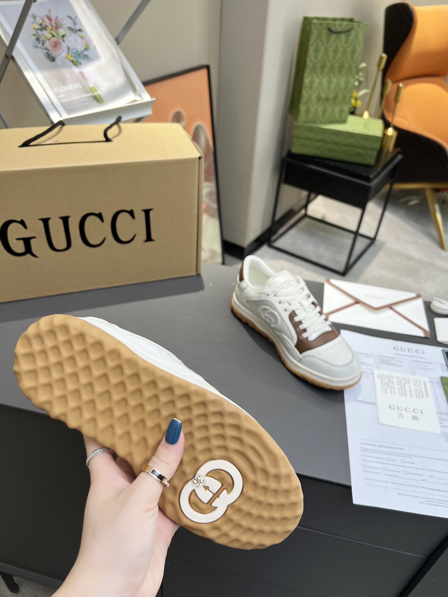 Men Women G*ucci Top Sneaker