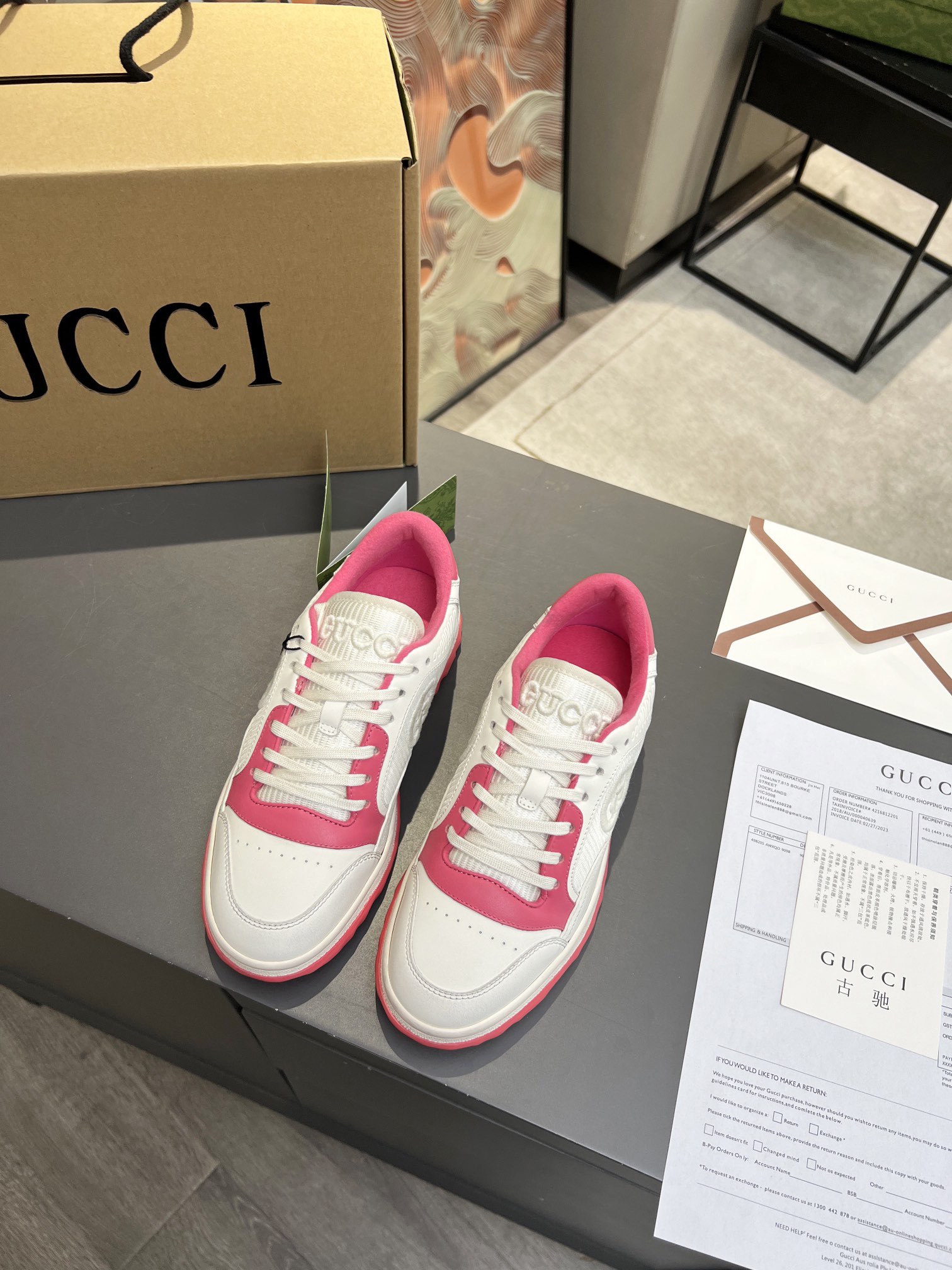 Men Women G*ucci Top Sneaker