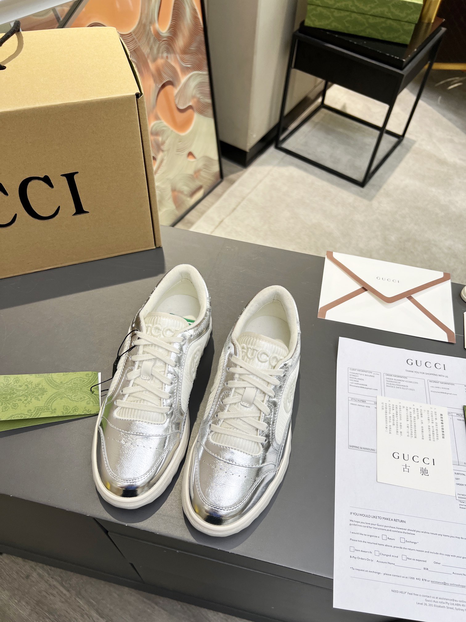 Men Women G*ucci Top Sneaker