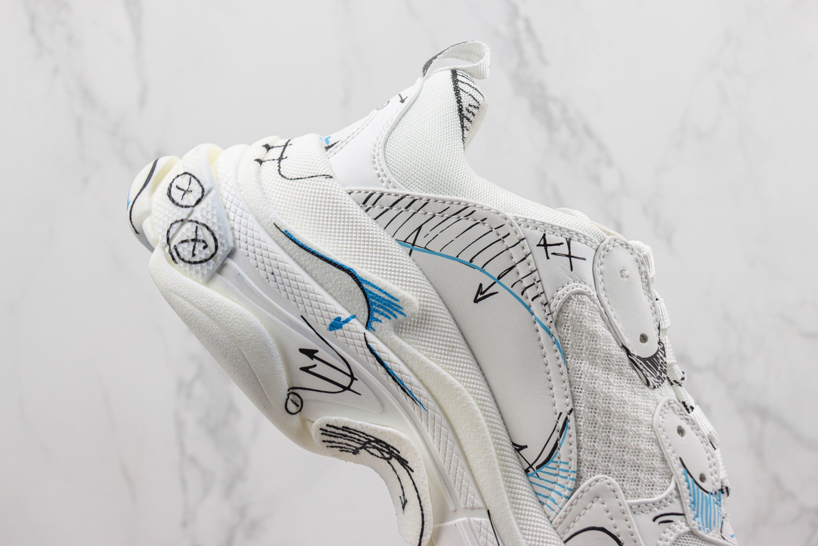 Men Women B*alenciaga Top Sneakers