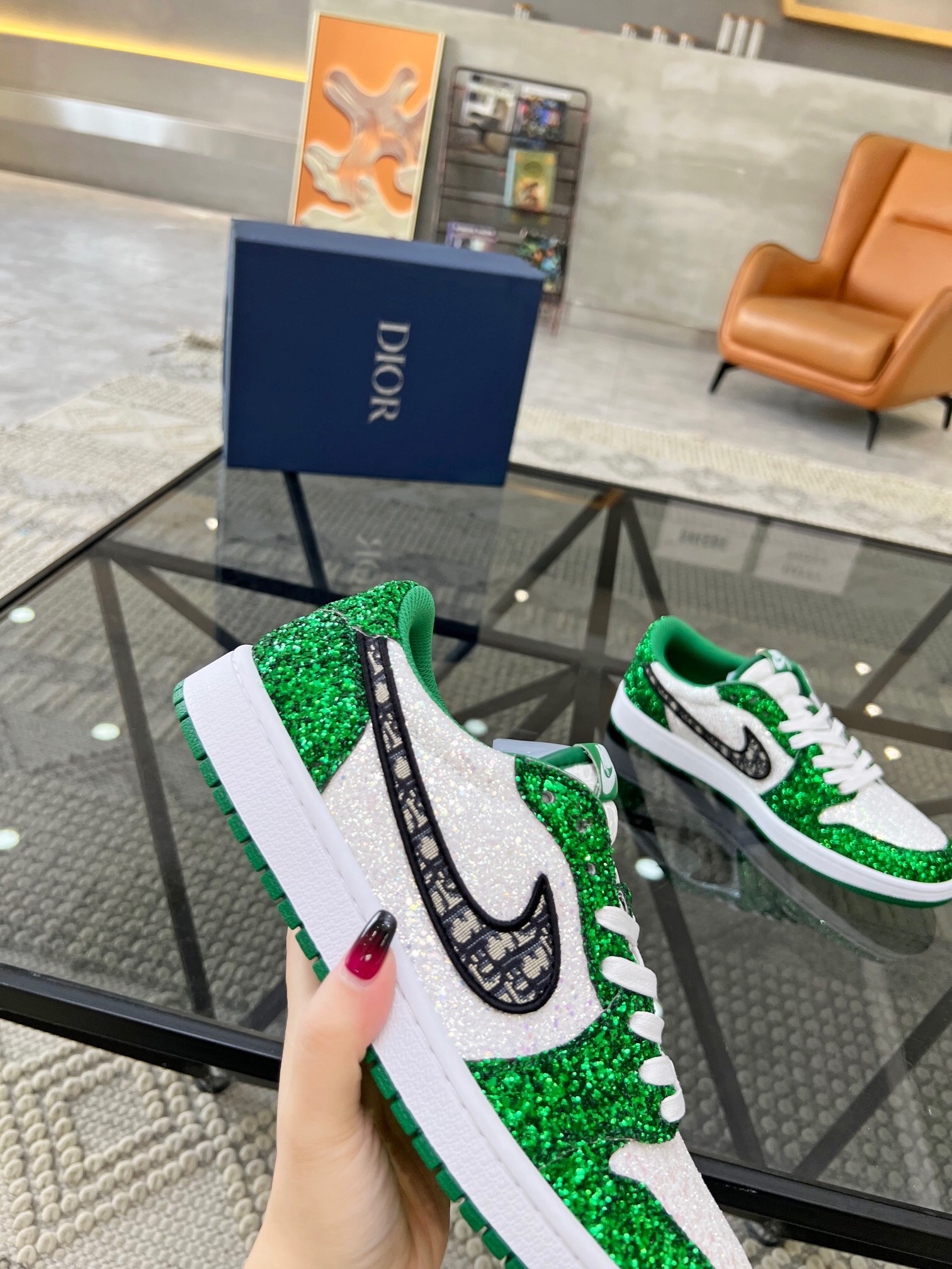 Men D*ior Top Sneakers