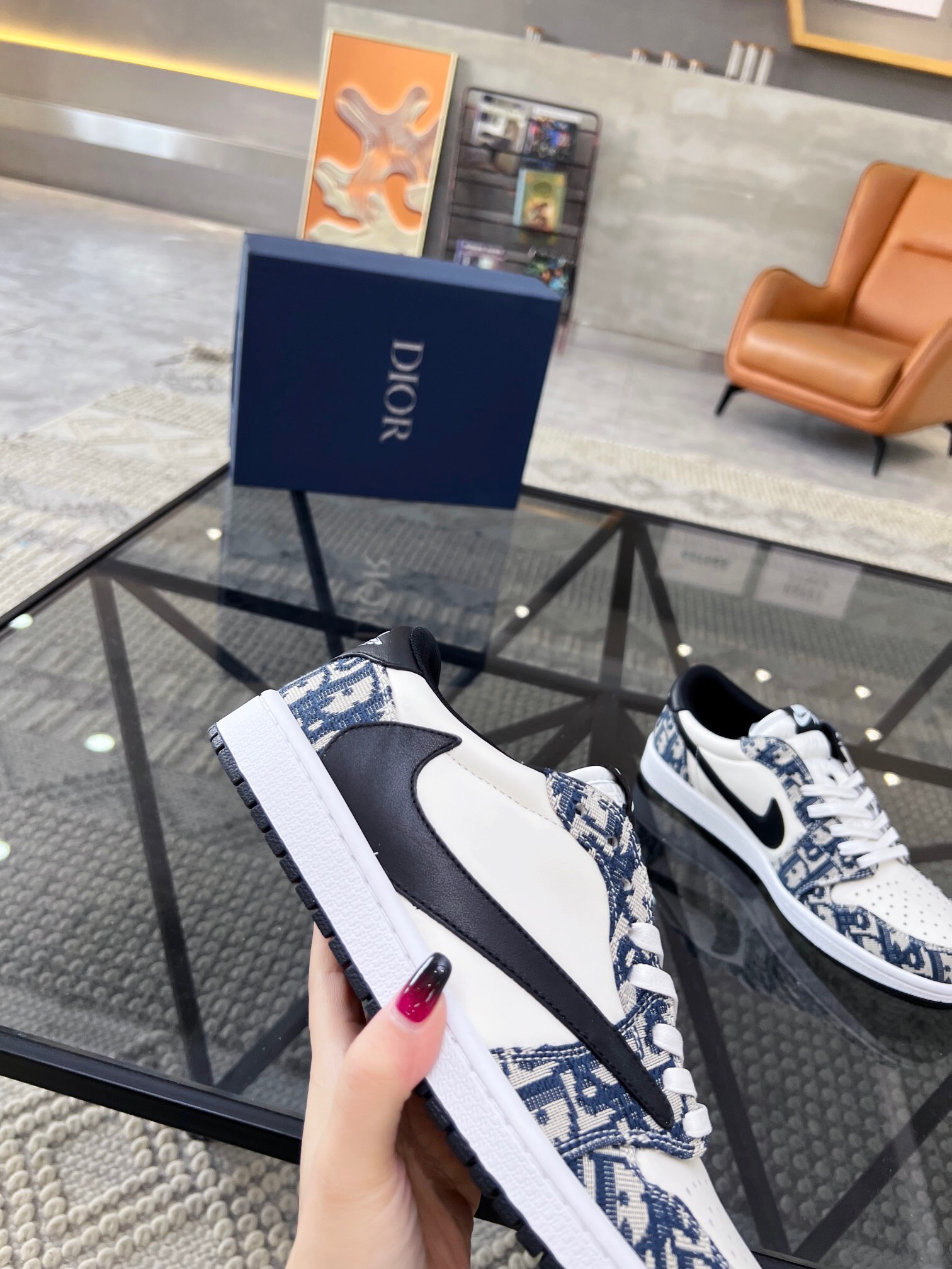 Men D*ior Top Sneakers