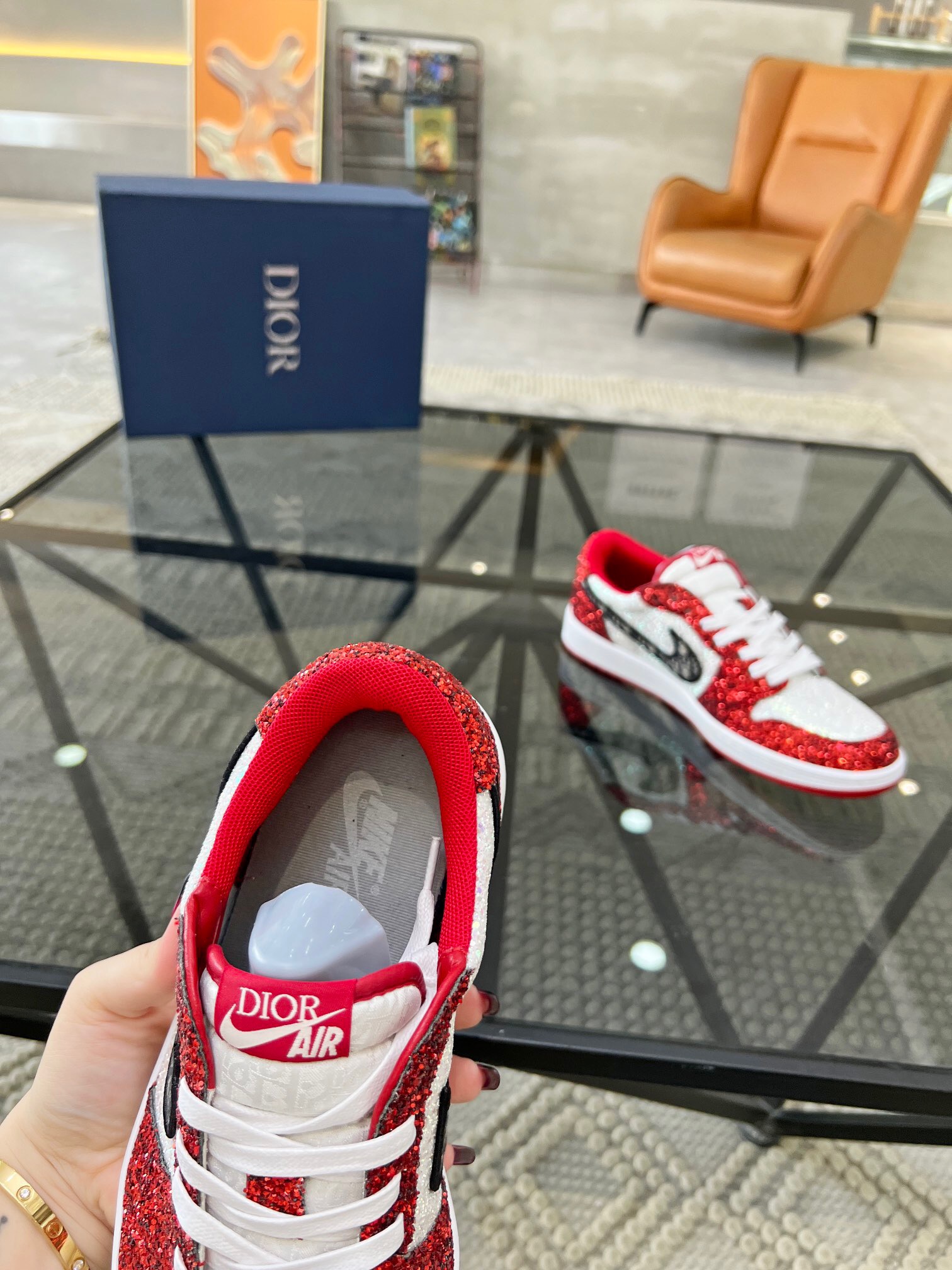 Men D*ior Top Sneakers