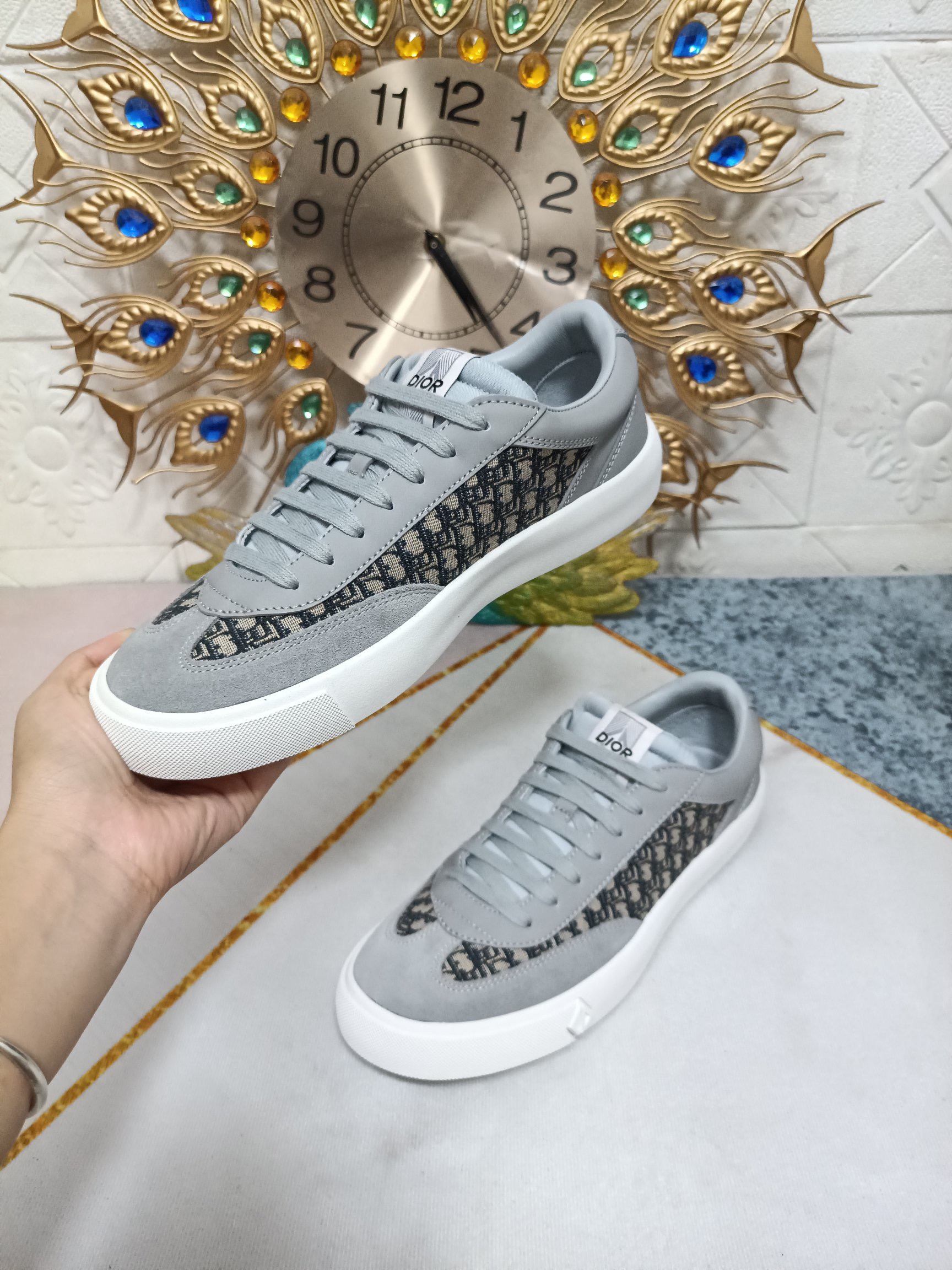 Men Women D*ior Top Sneaker