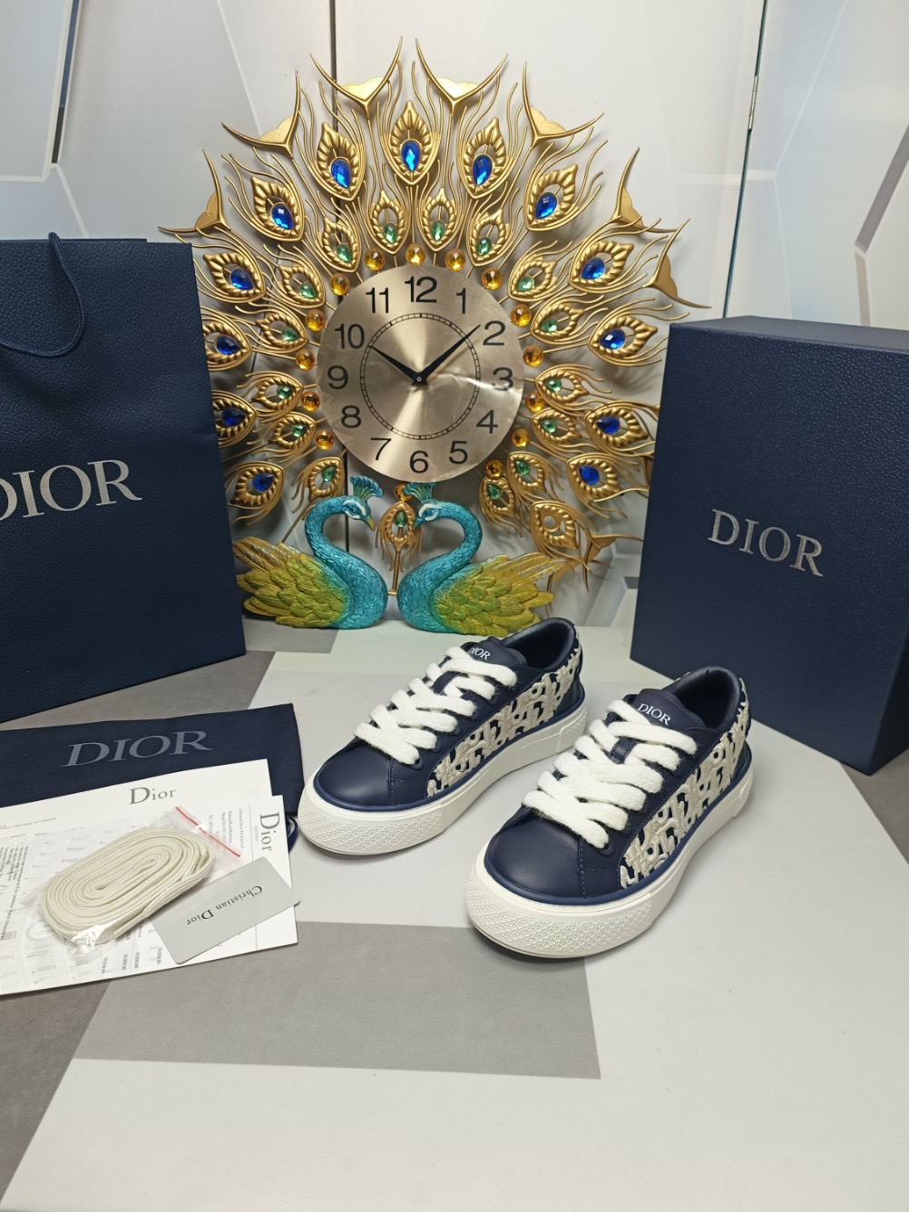 Men Women D*ior Top Sneaker