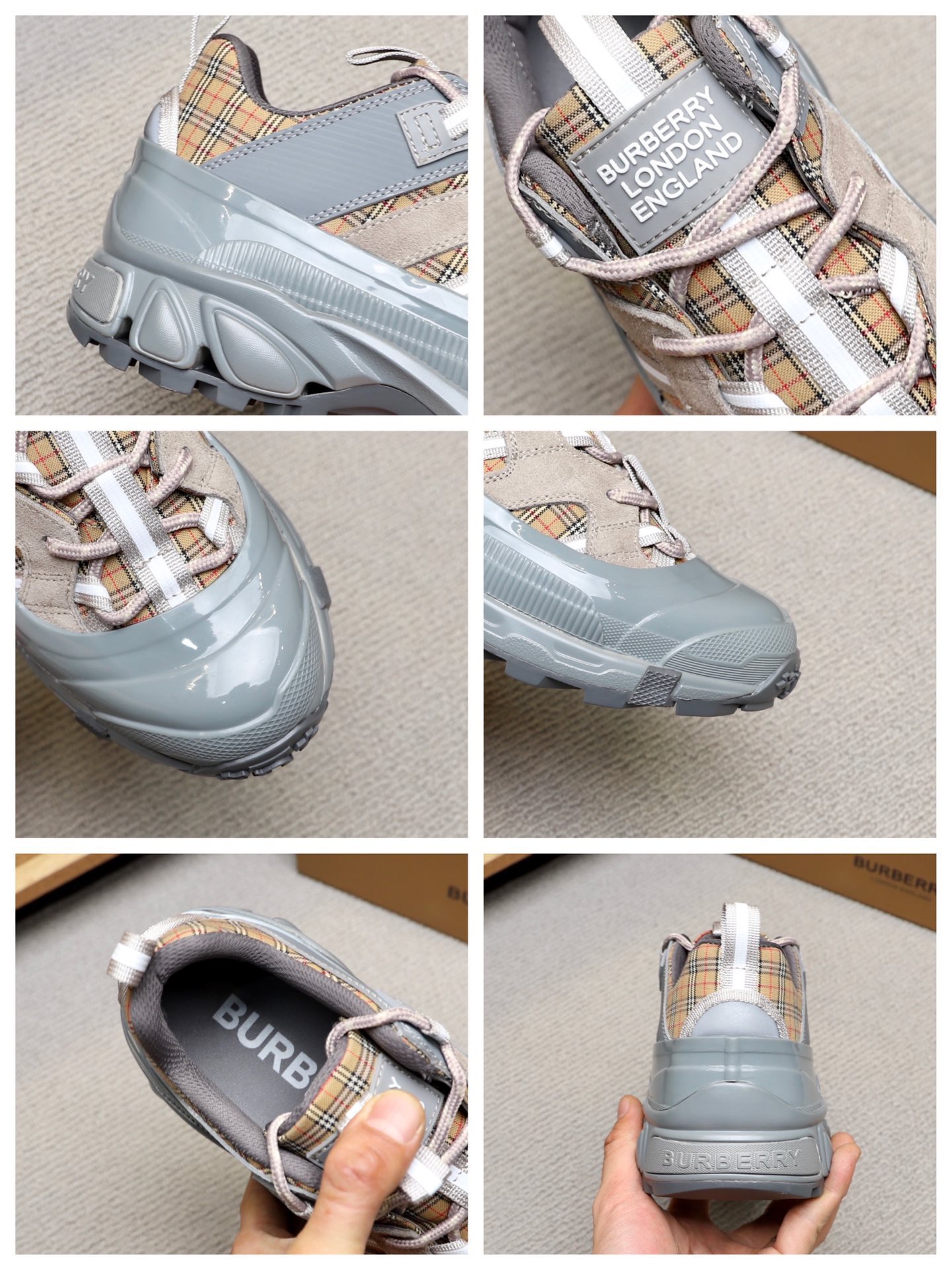 Men B*urberry Top Sneaker Maikesneakers