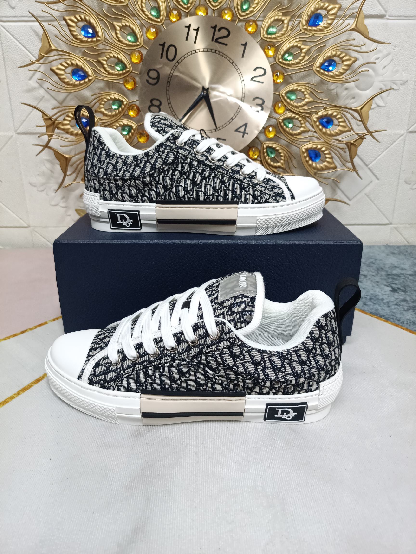 Men Women D*ior Top Sneaker